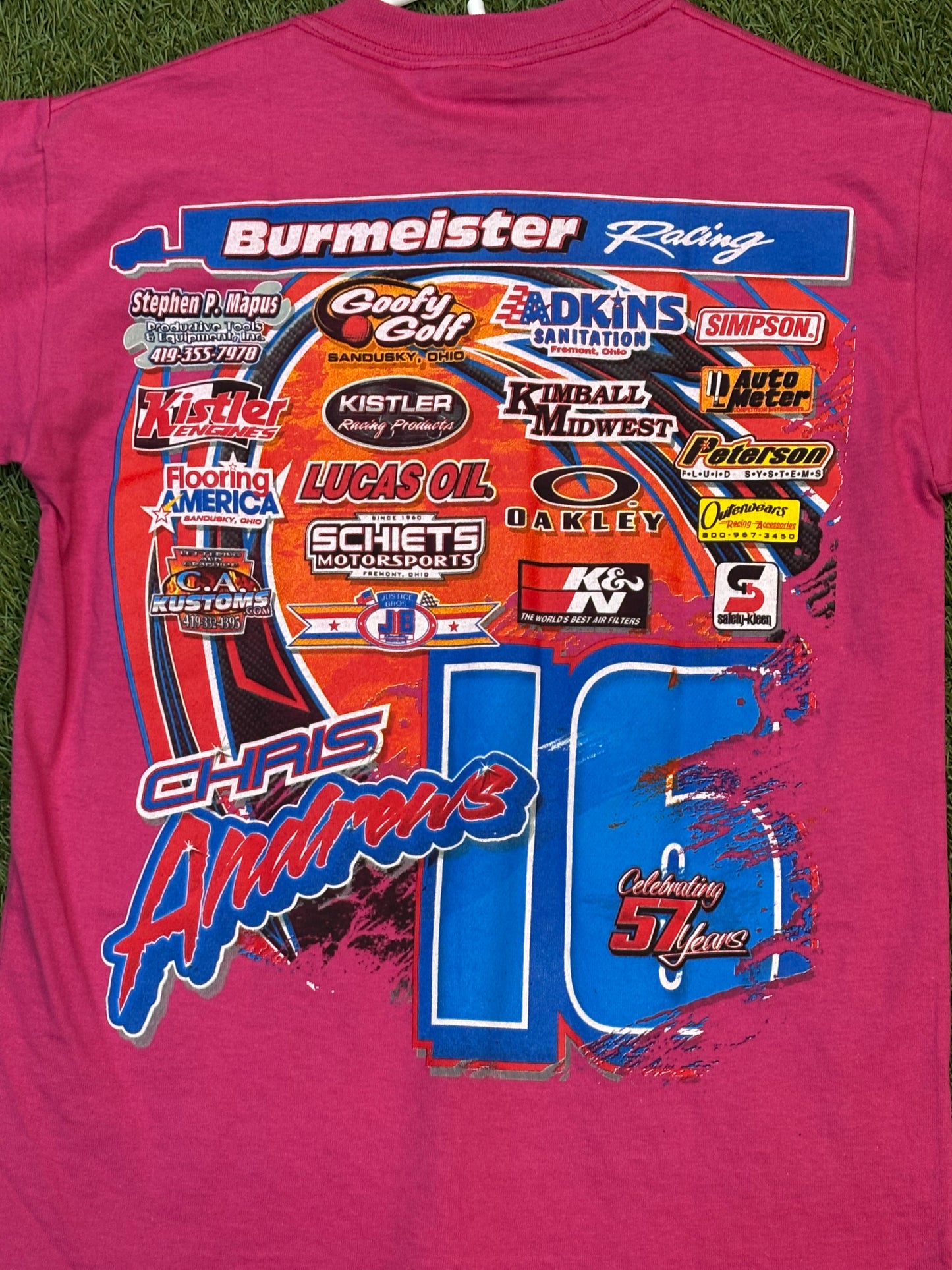 (Needs pics) Kids Chris Andrew’s Graphic Racing Tee