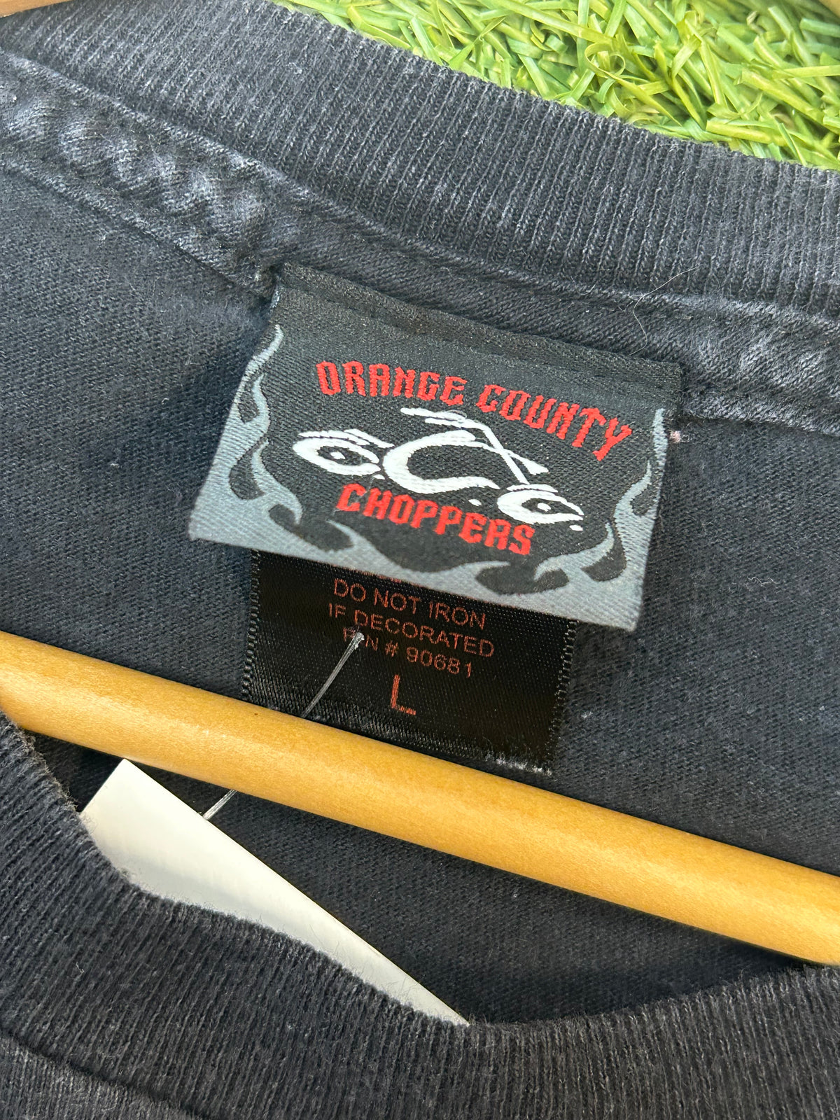 Y2K Orange County Choppers Small Motor With Wings Tee