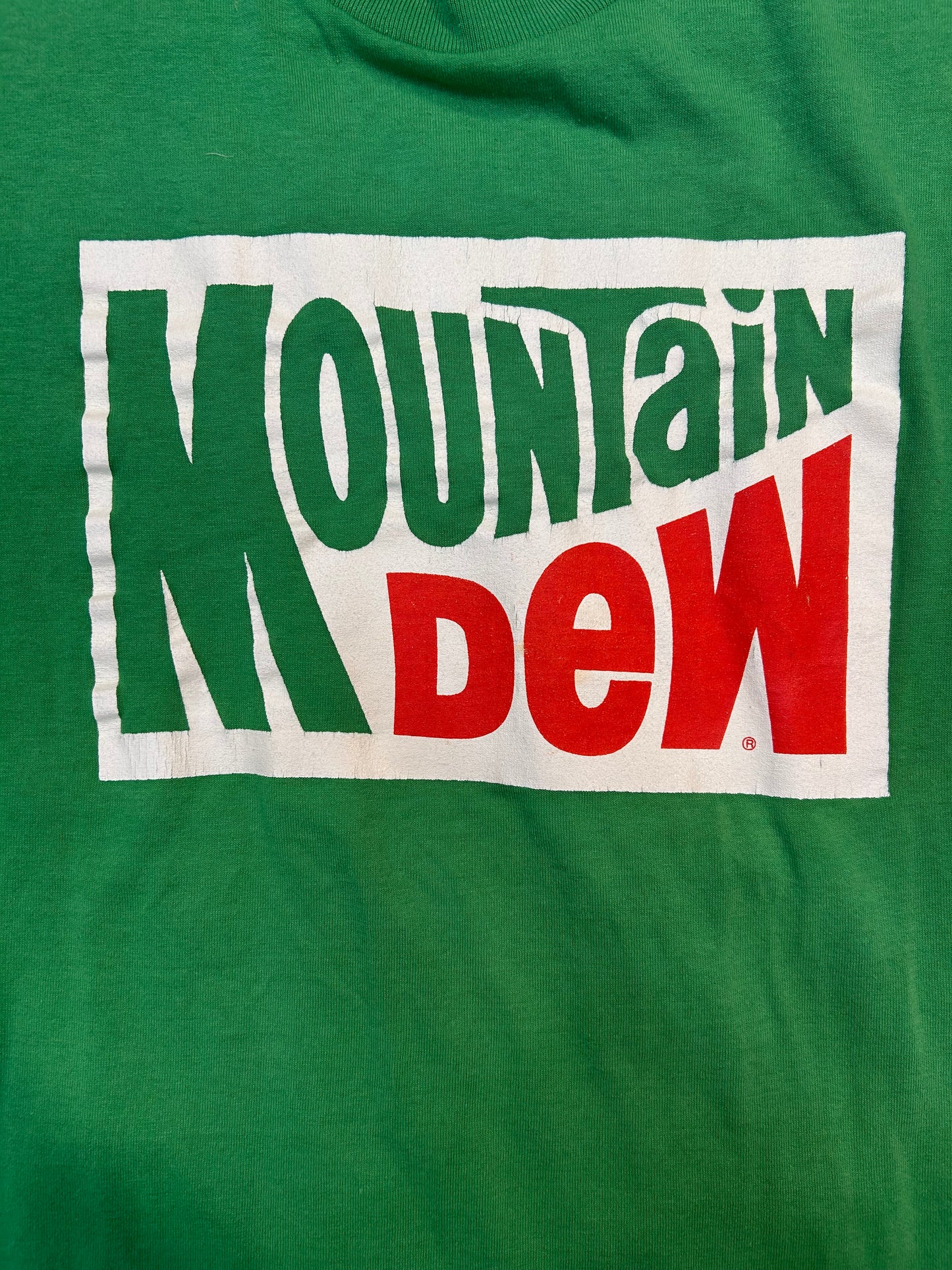 Vintage 90s Single Stitch Mountain Dew Promo Tee