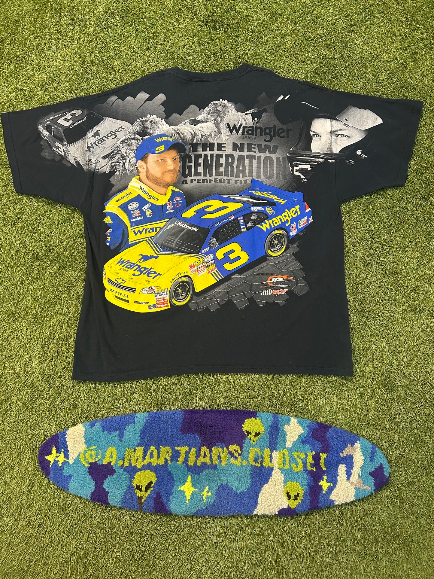 New Age 2010 Dale Earnhardt Wrangler Jeans #3 AOP Tee