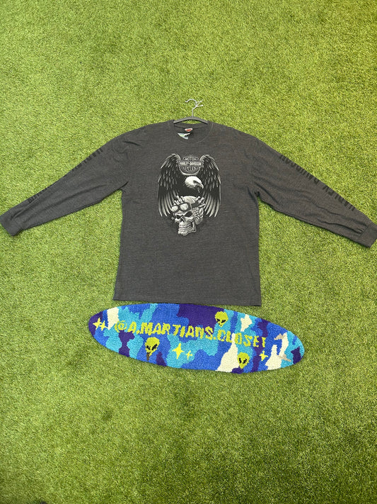 Y2K Harley Davidson Midlothin Virginia Long Sleeve Tee
