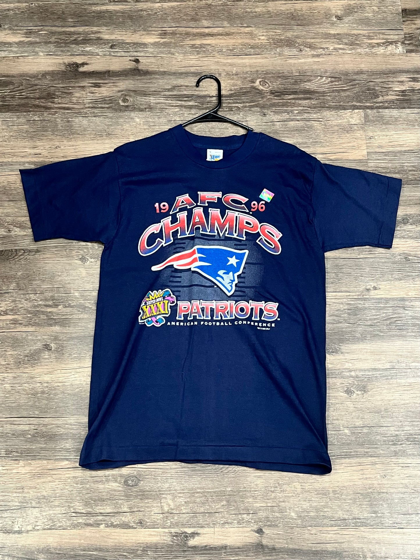 Vintage 1996 New England Patriots “AFC CHAMPS” Tee