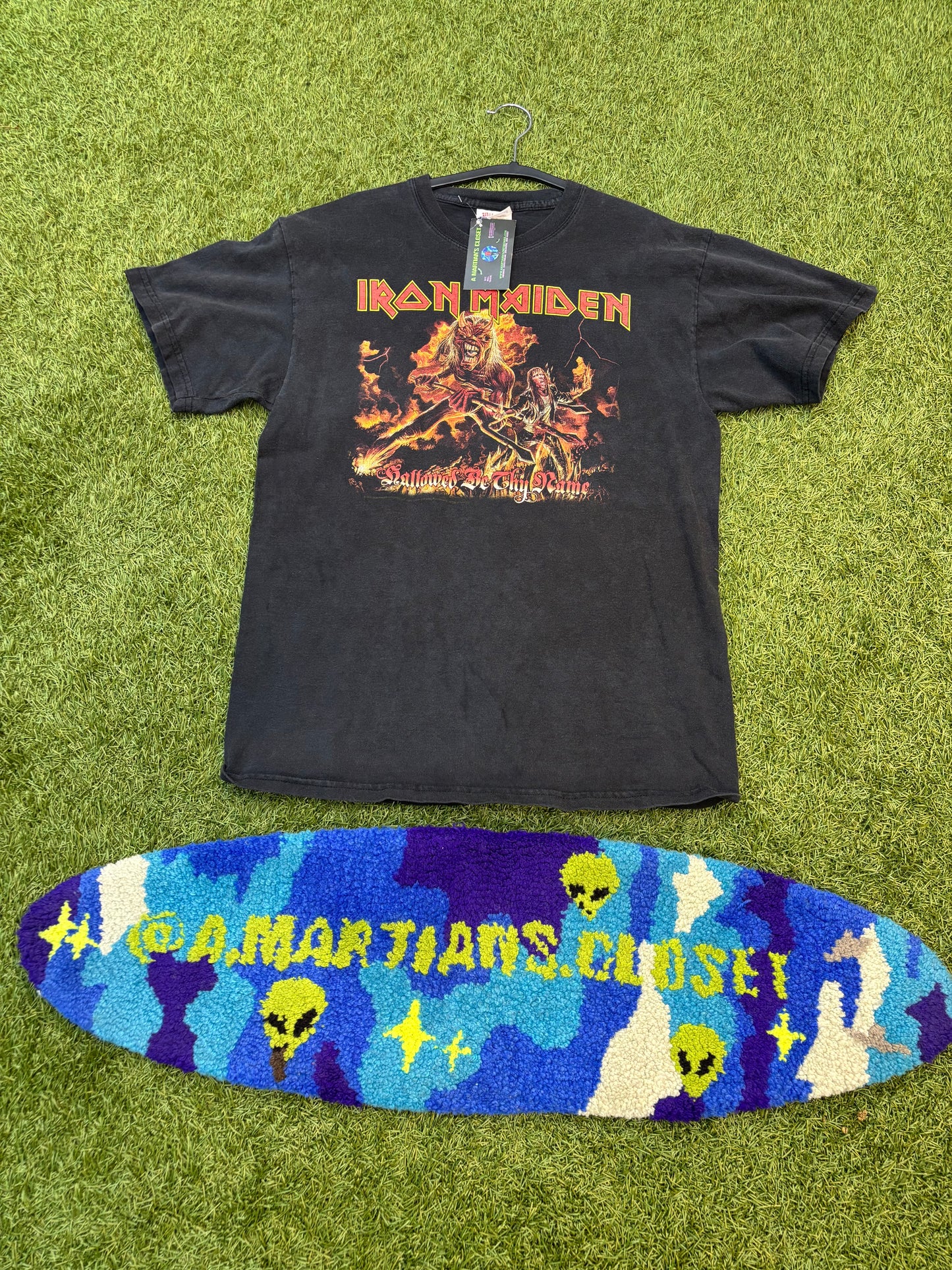 Iron Maiden Hallowed Be Thy Name Vintage Tee