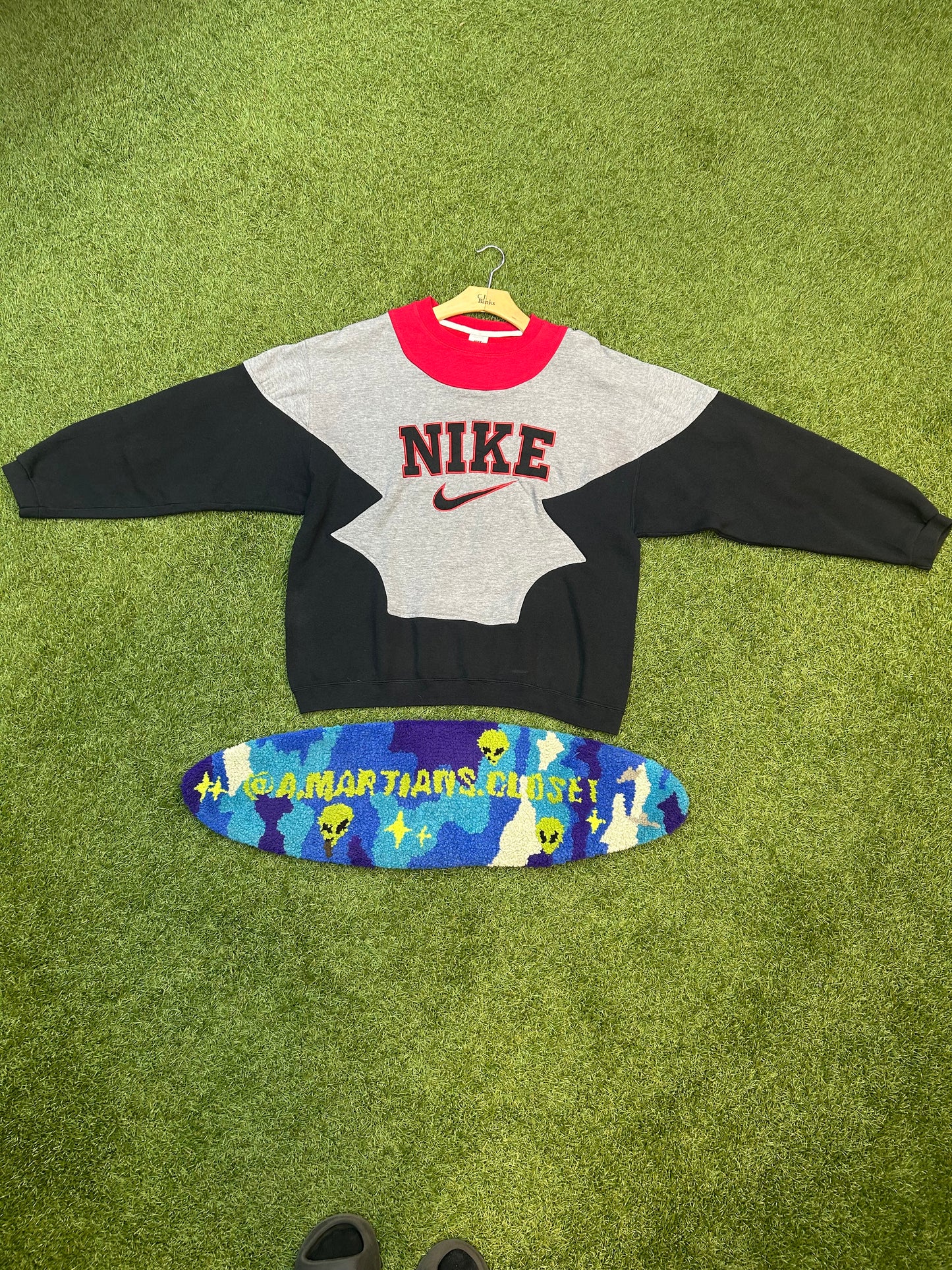 Vintage Nike ReWorked Big Logo Crewneck