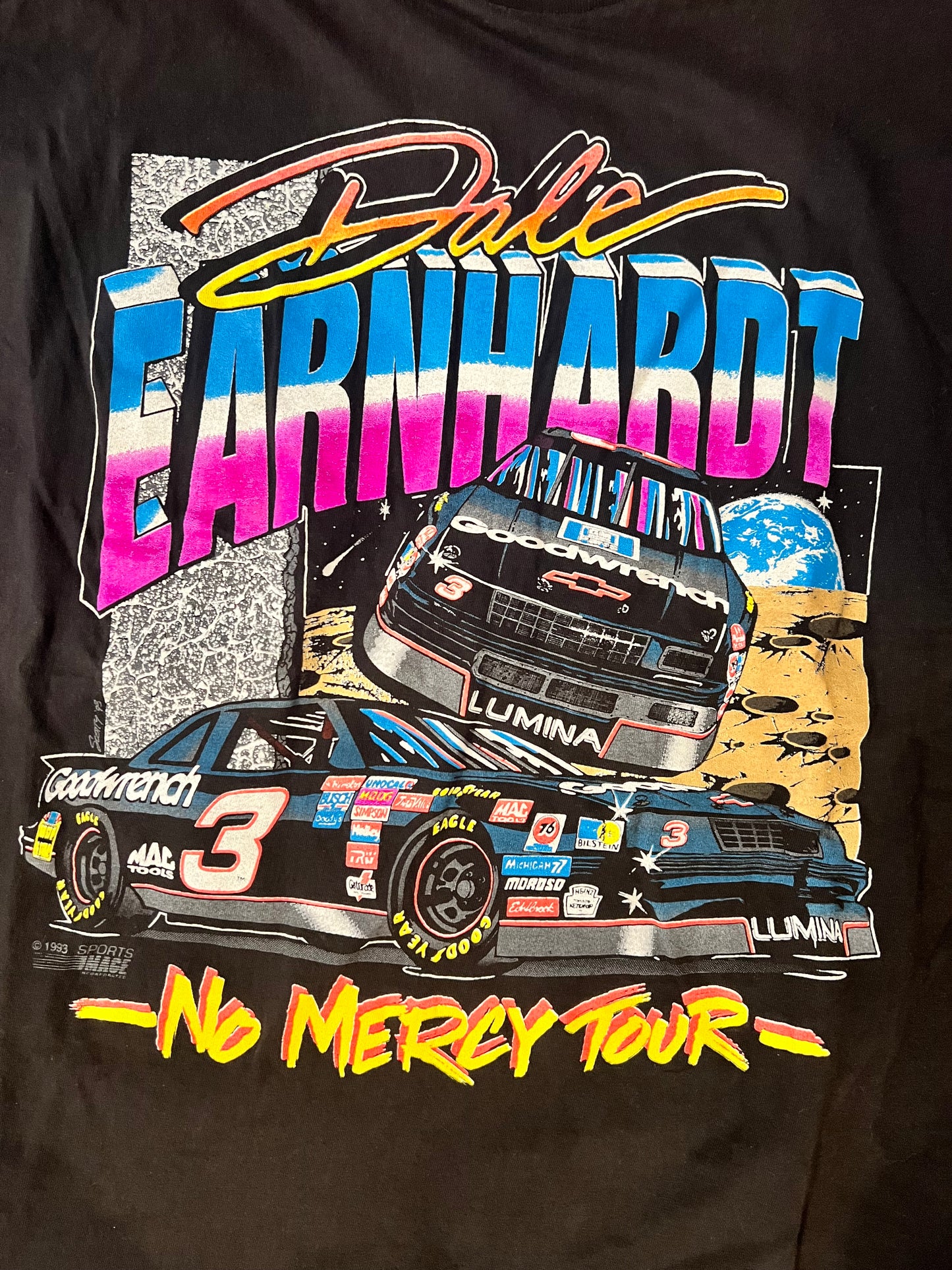 Vintage 93’ Dale Earnhardt Jr. “No Mercy Tour” Tee