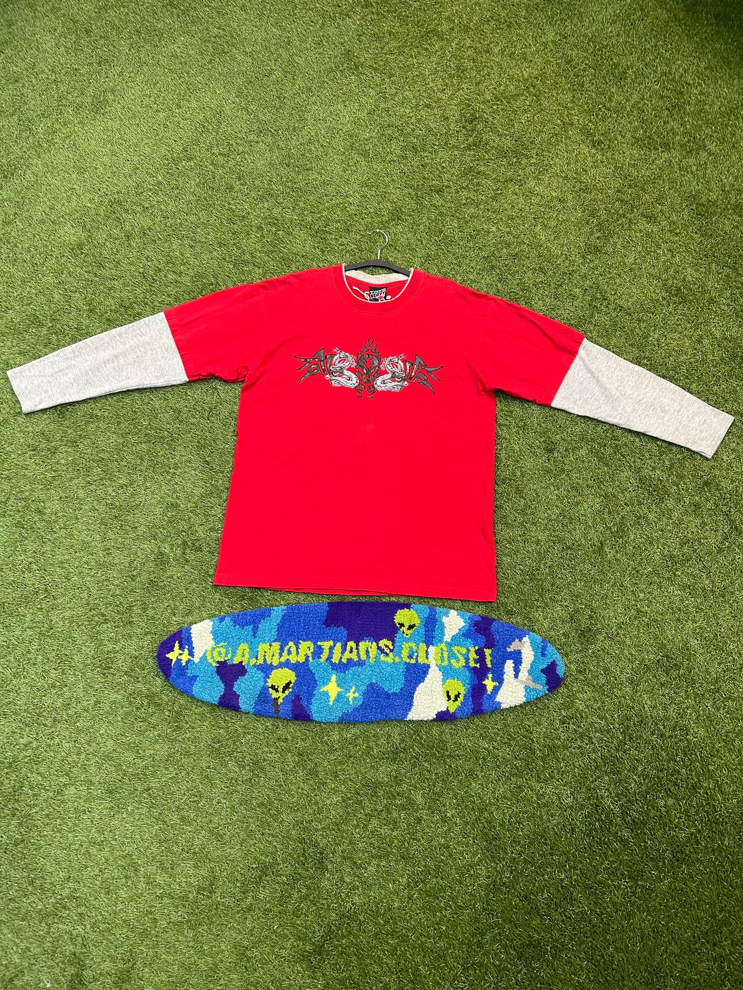 2003 Top Heavy Grungy Dragon Long Sleeve Tee