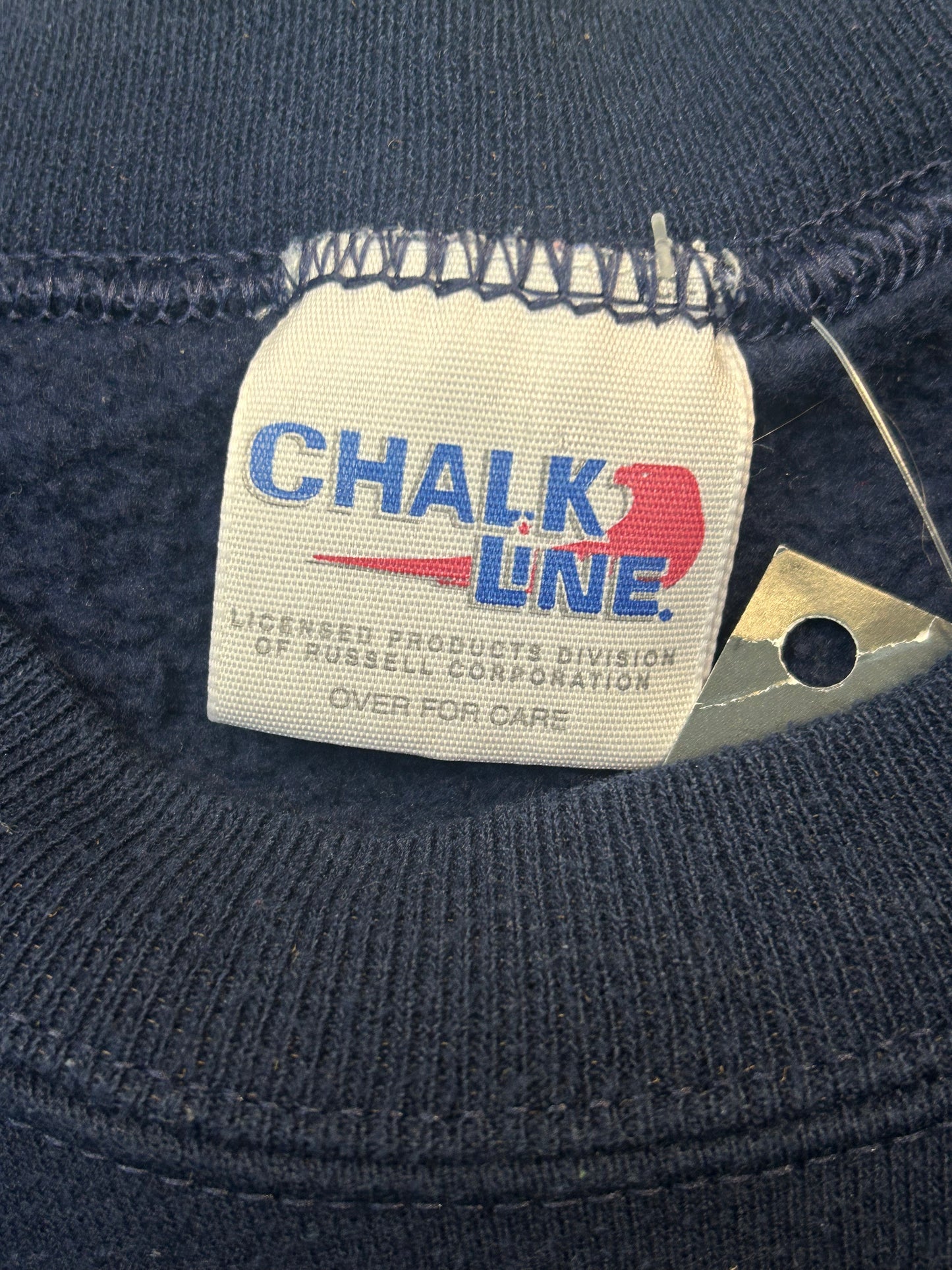 Vintage 90s Chalk Line Cleveland Indians Embroidered Crewneck