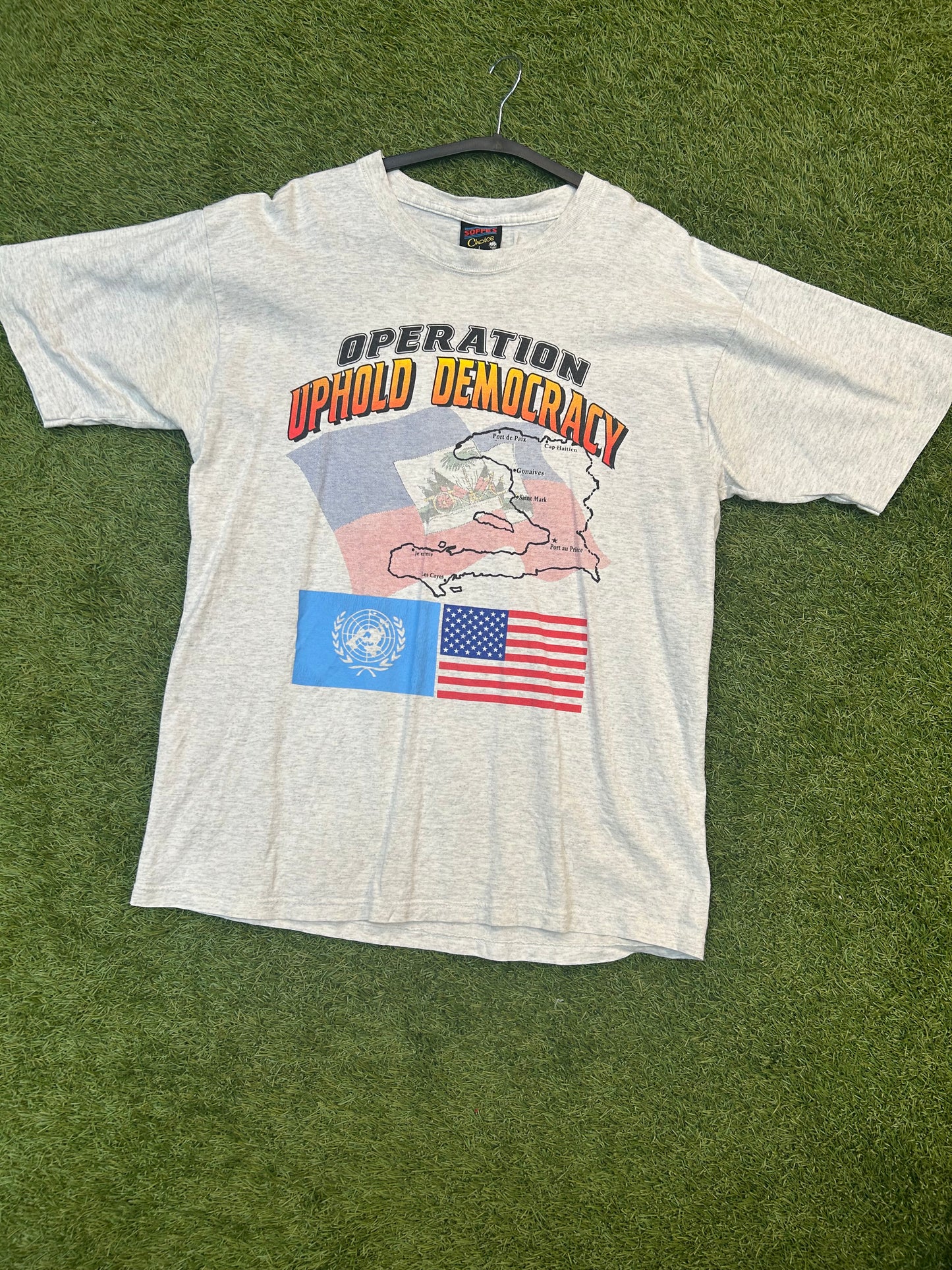 Vintage Operation Uphold Democracy War Tee
