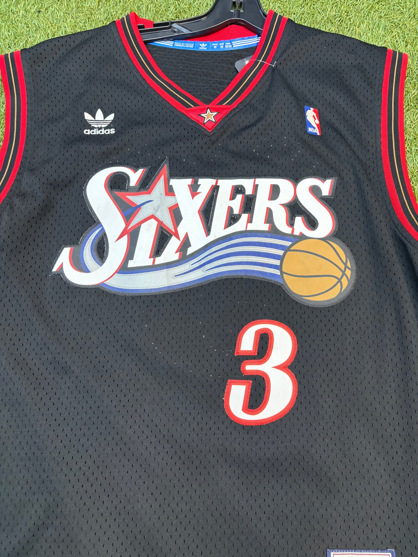 Philadelphia 76ers Black Allen Iverson Jersey