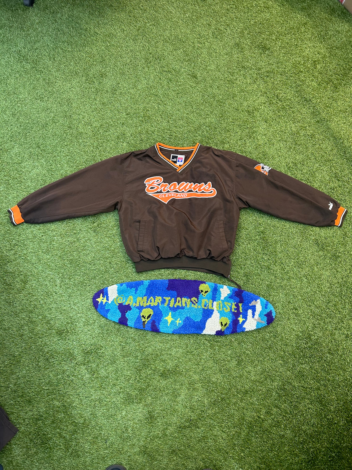 Vintage 90s Puma X NFL Cleveland Browns Pullover Fleece Crewneck