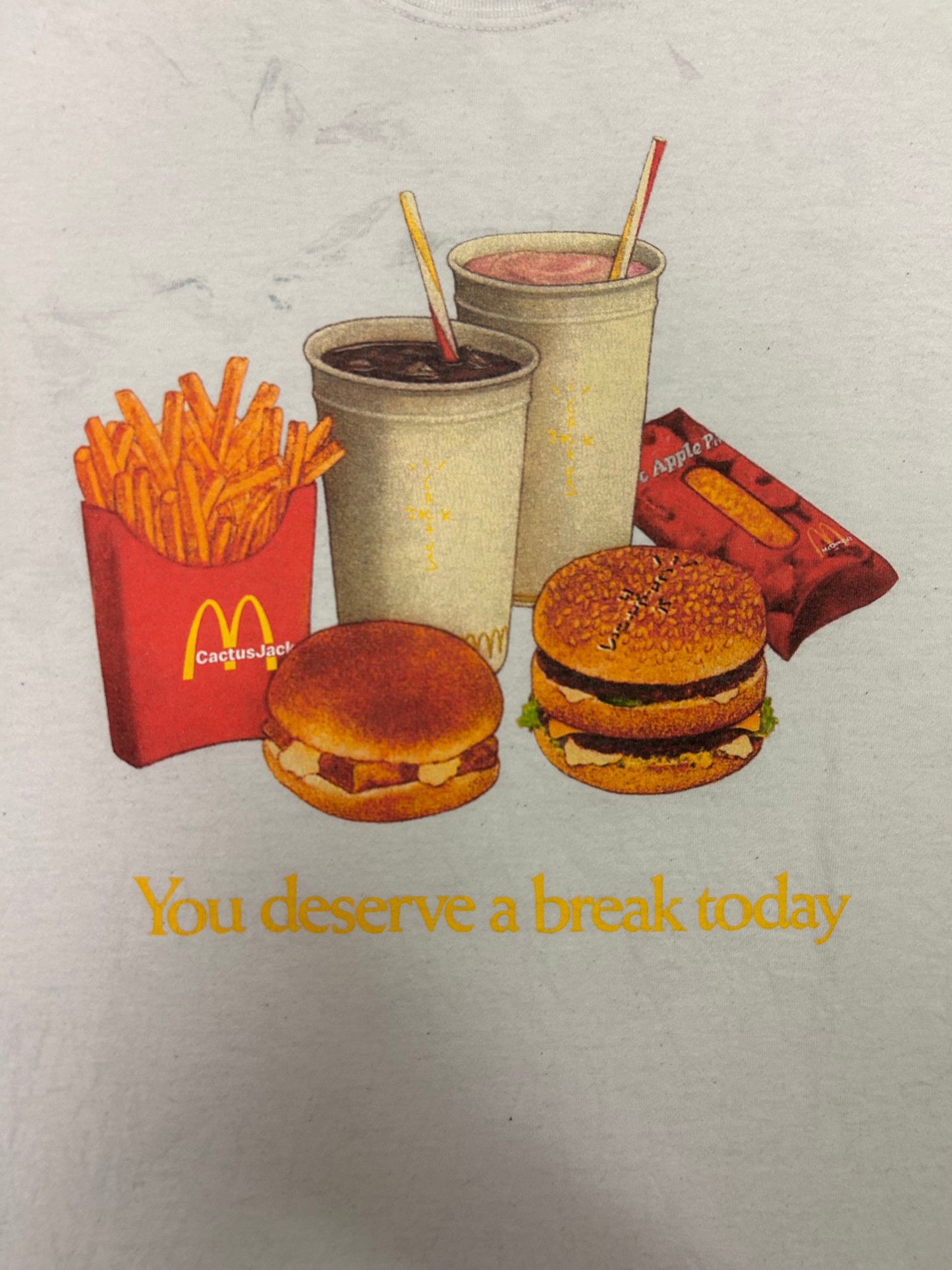 Cactus Jack McDonald’s Collab Tee