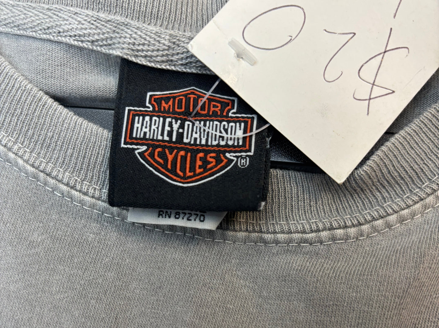 Vintage Harley Davidson Tee Eagle Graphic