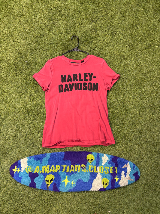 Vintage Women’s Red Harley Davidson Tee