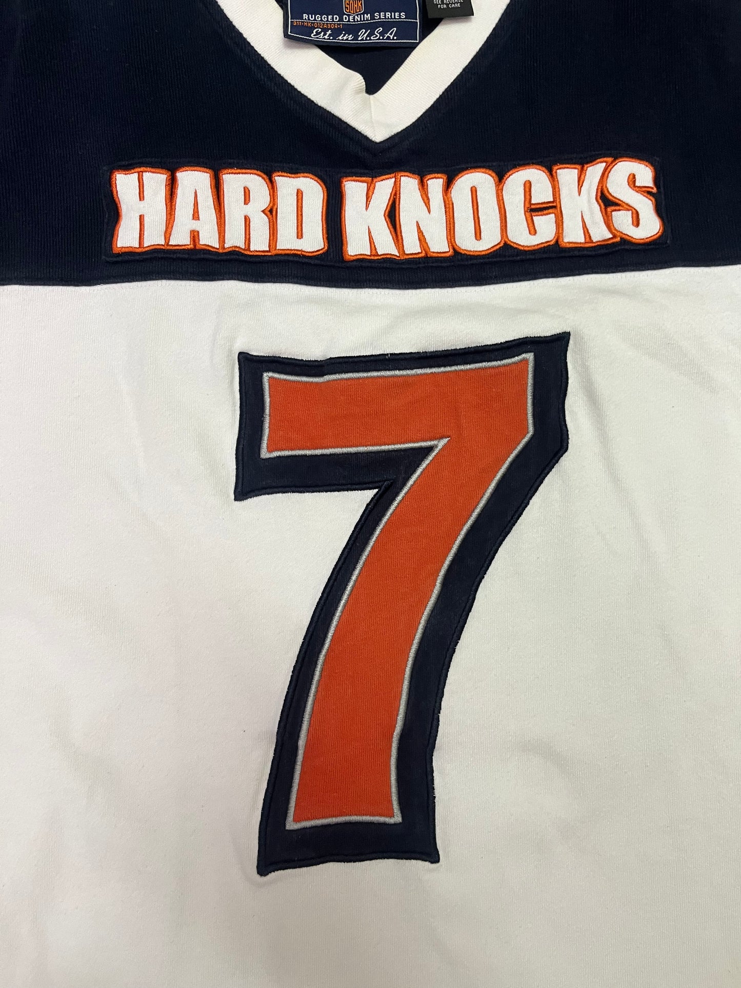 Vintage 2000s Hard Knocks #7 L/S Tee