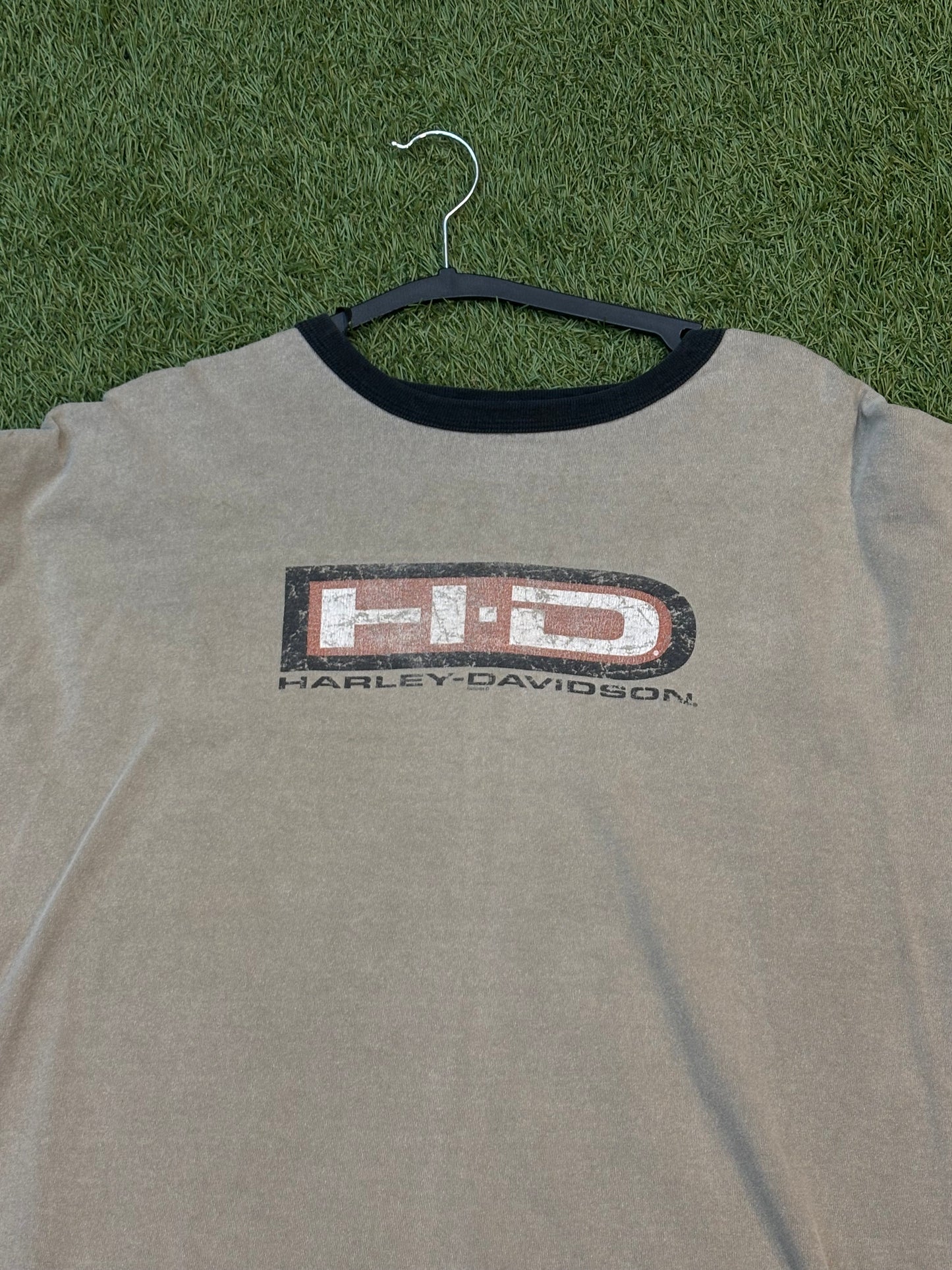 Vintage Harley Davidson Ringer Tee