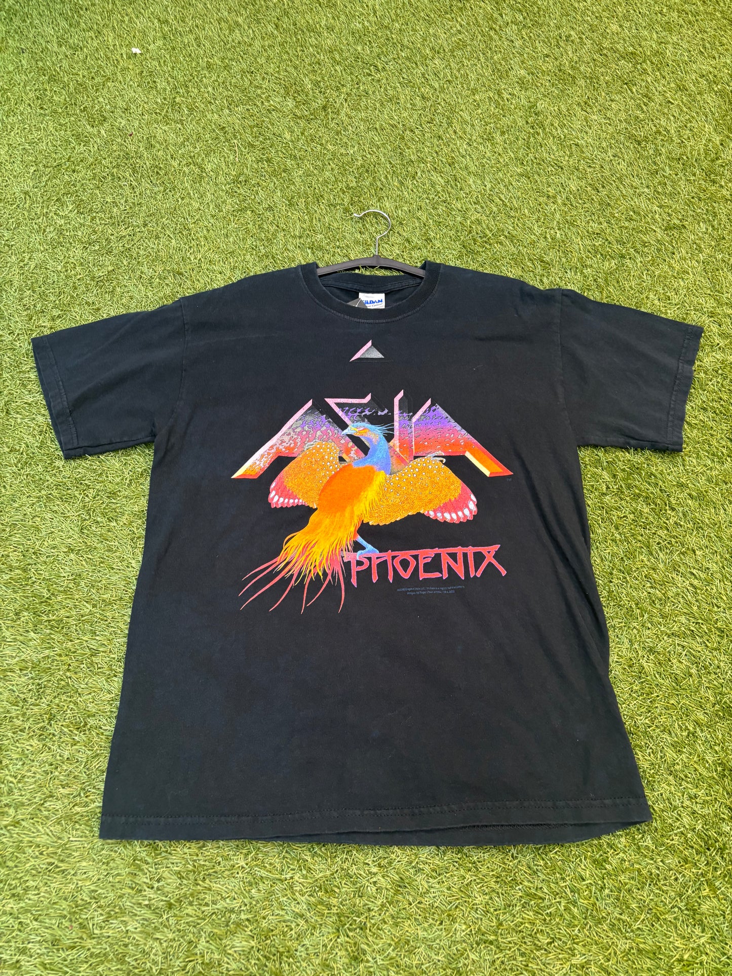 Vintage Phoenix Artwork Band Asia’s 2008 Tour Tee