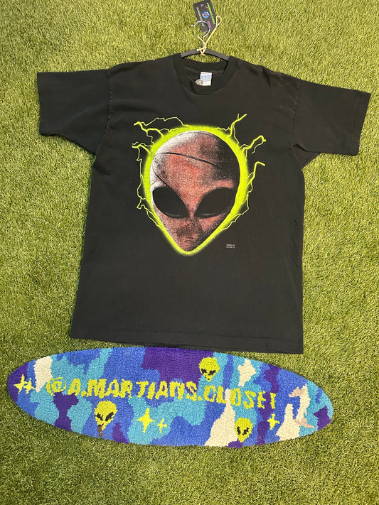 Vintage Alien With A Jumpshot Basketball Tee
