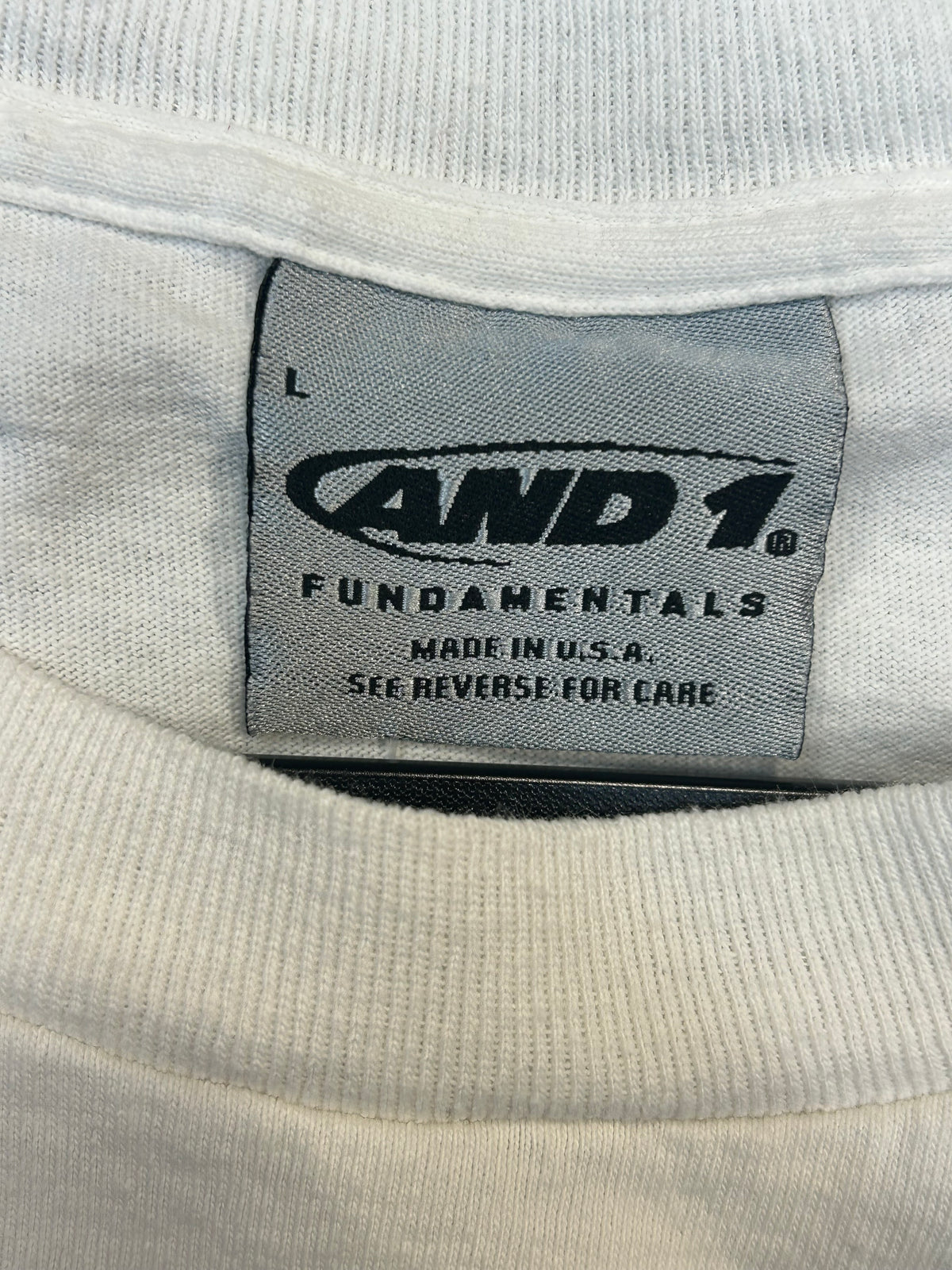 Y2K AndOne White Basketball Tee