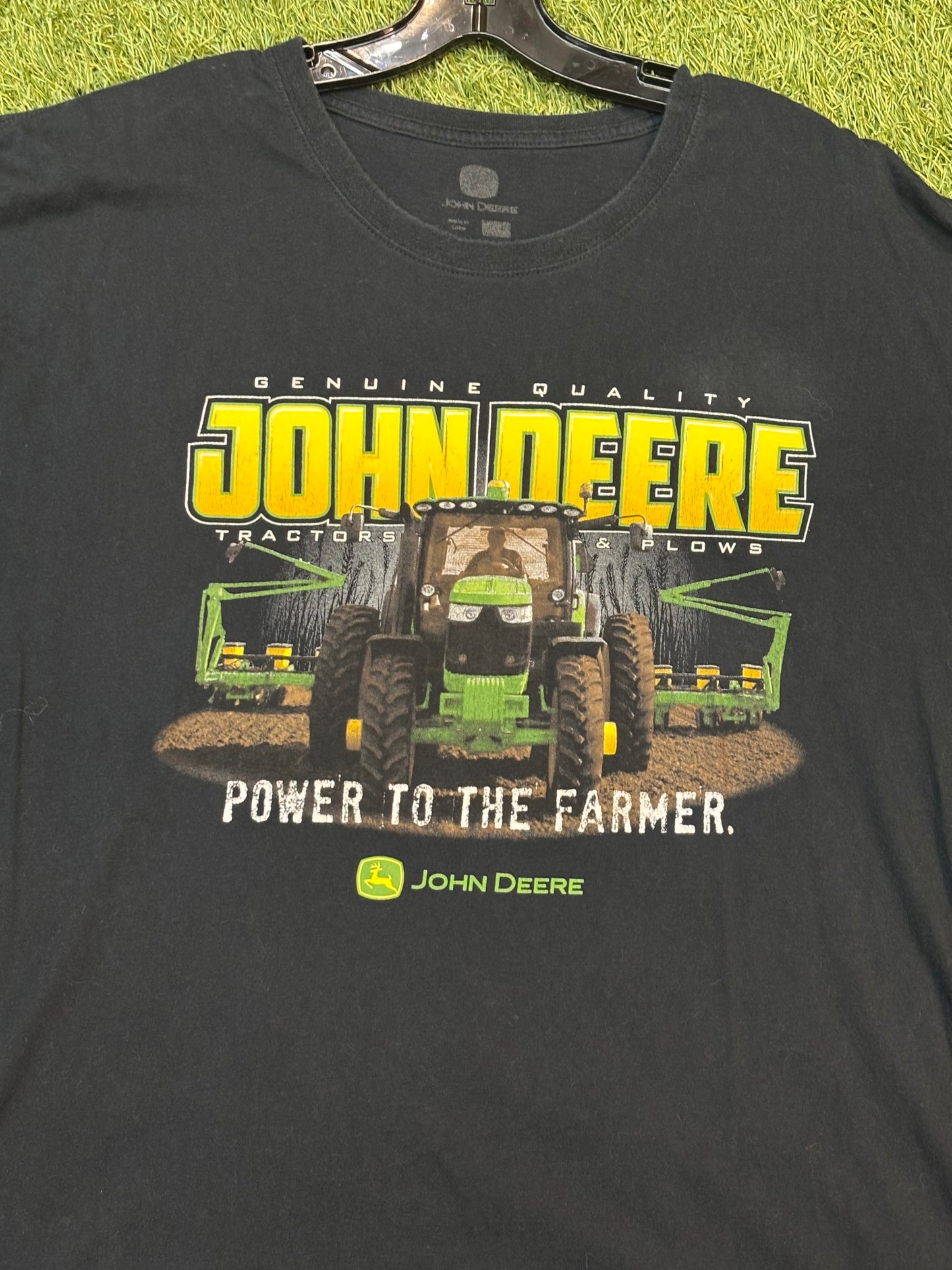 Y2K John Deere Tractor Graphic Tee