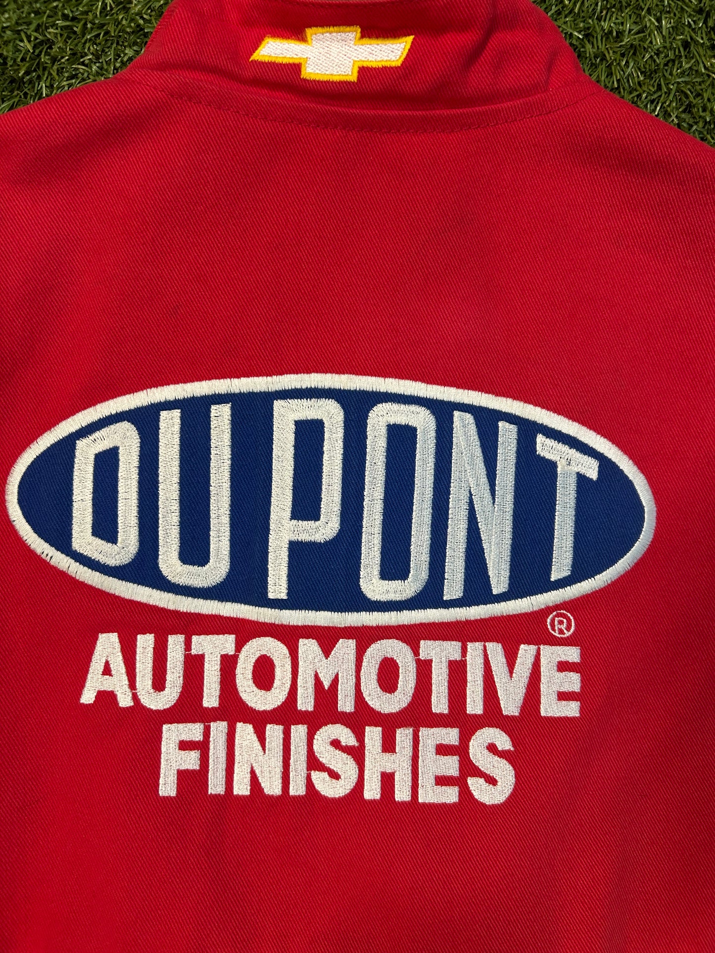 Vintage Jeff Hamilton DuPont Automotive Finishes NASCAR Rainbow Jacket