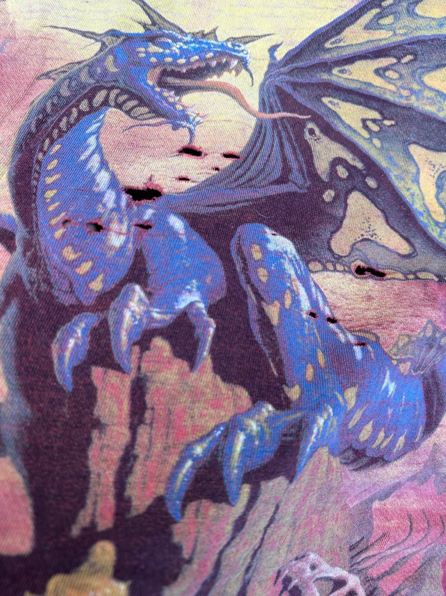 Y2K Thrashed Dragons Vs Knight Tee