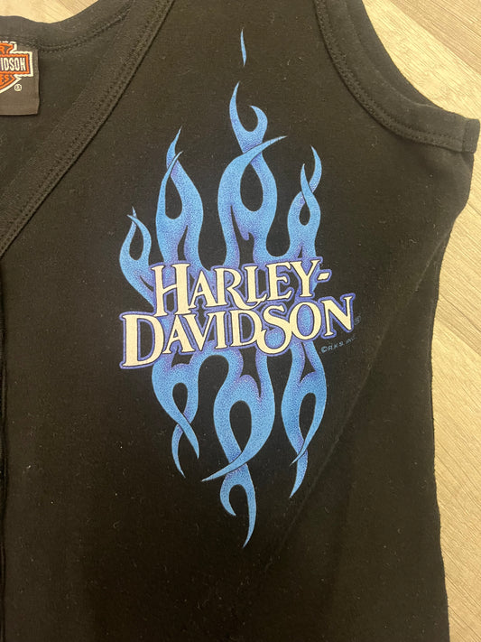 Vintage 2000s Harley Davidson Women’s Button Up Tank Top