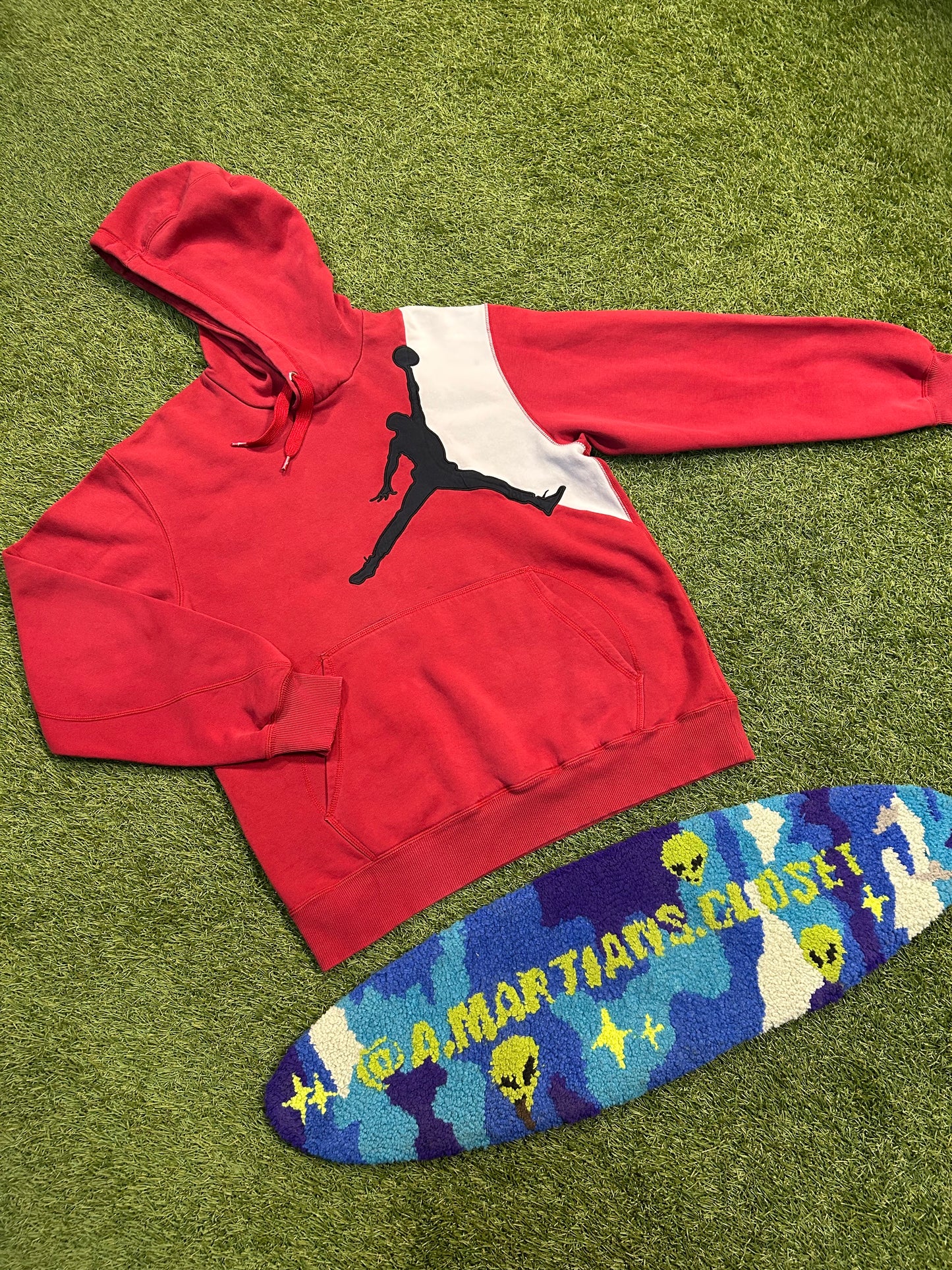 Y2K Air Jordan Big Jumpman Logo Hoodie