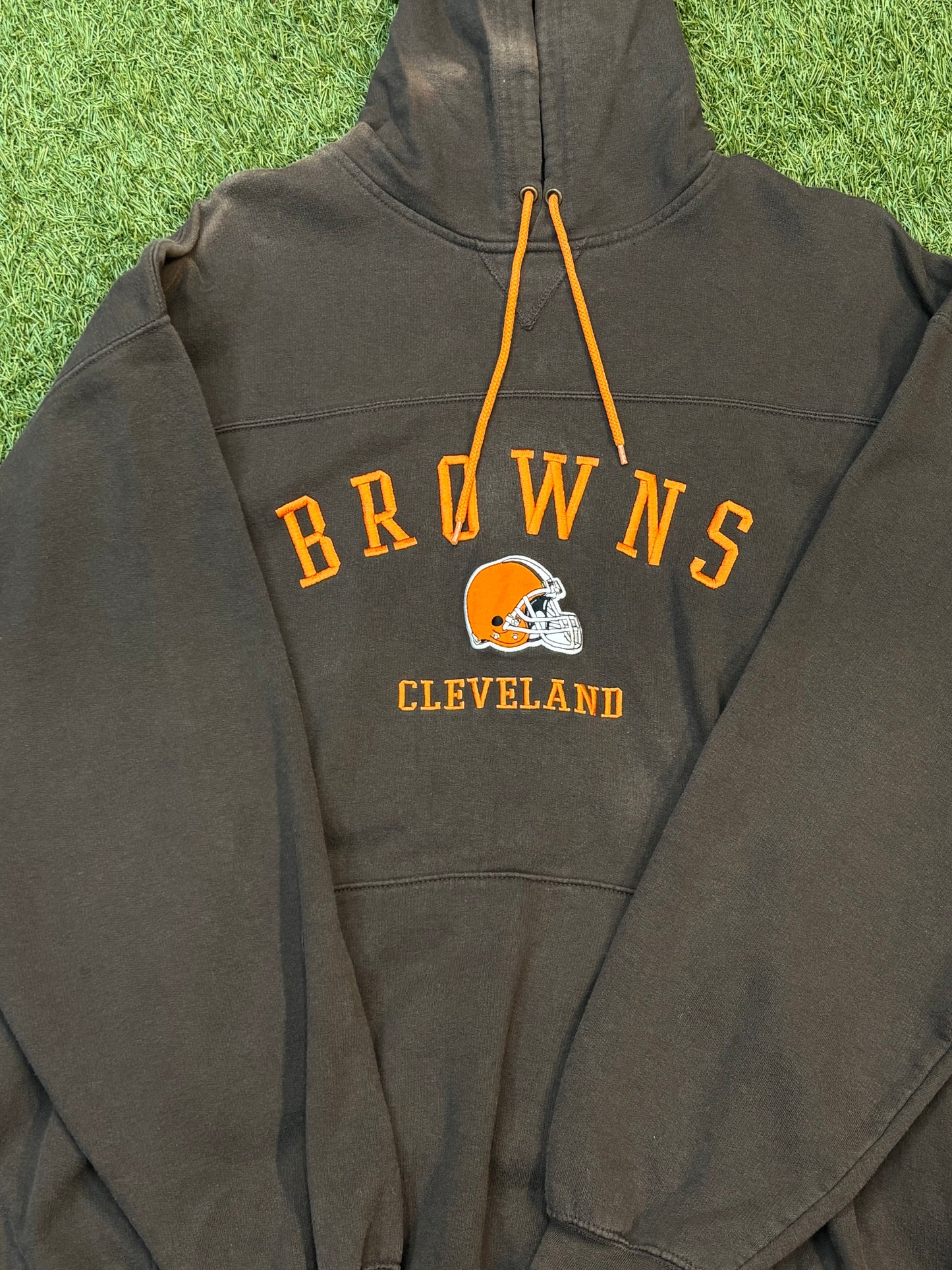 Y2K Cleveland Browns Embroidered Hoodie