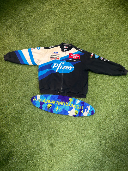Vintage Mark Martin Pfizer NASCAR Racing Jacket