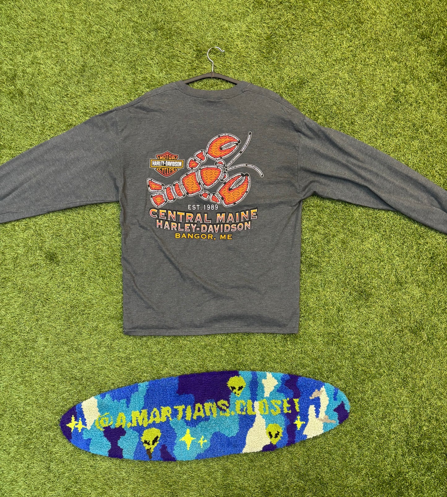 2014 Harley Davidson Central Maine Bangor Maine Long Sleeve Tee