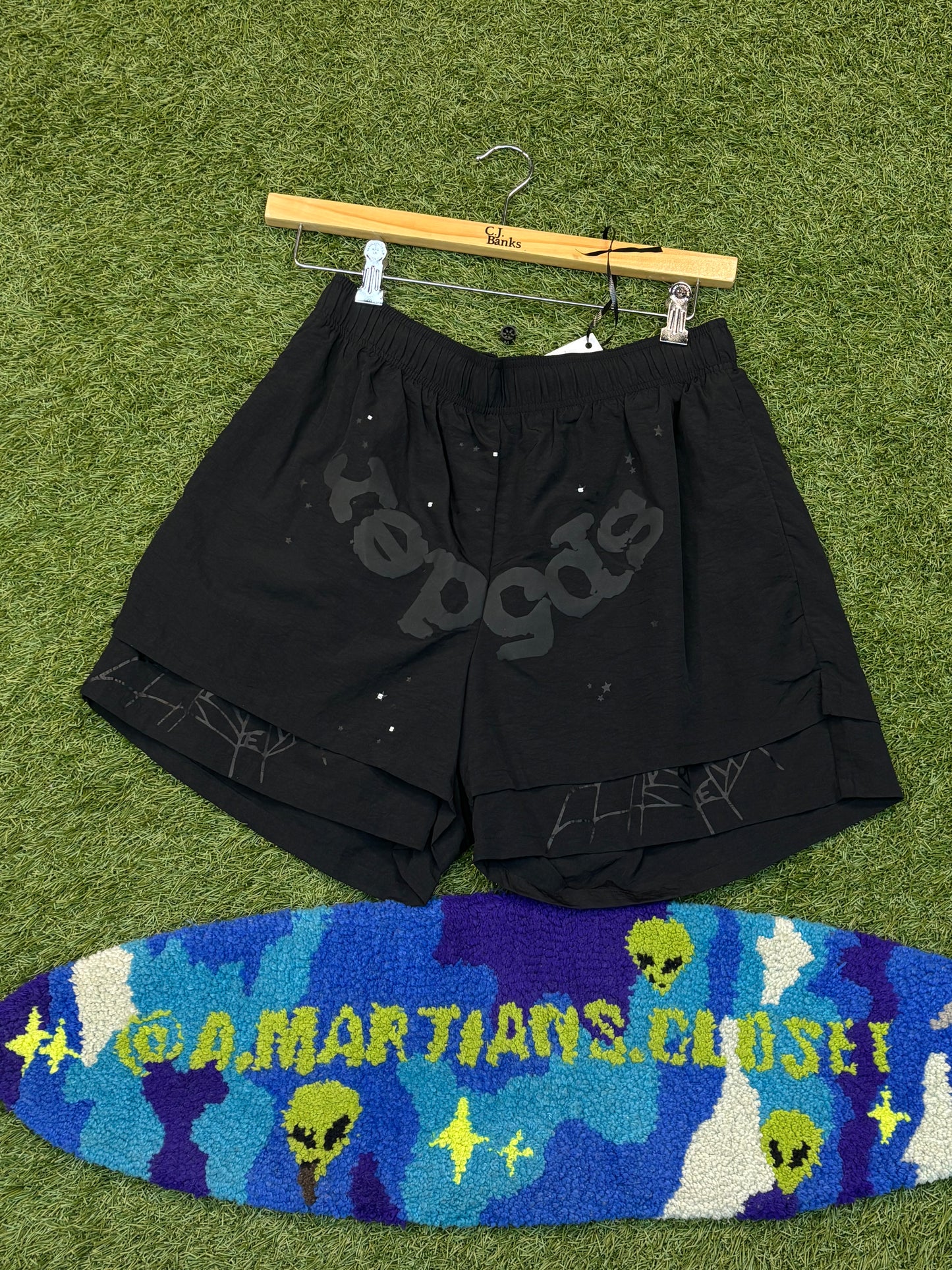 Sp5der Beluga Double Layer Shorts