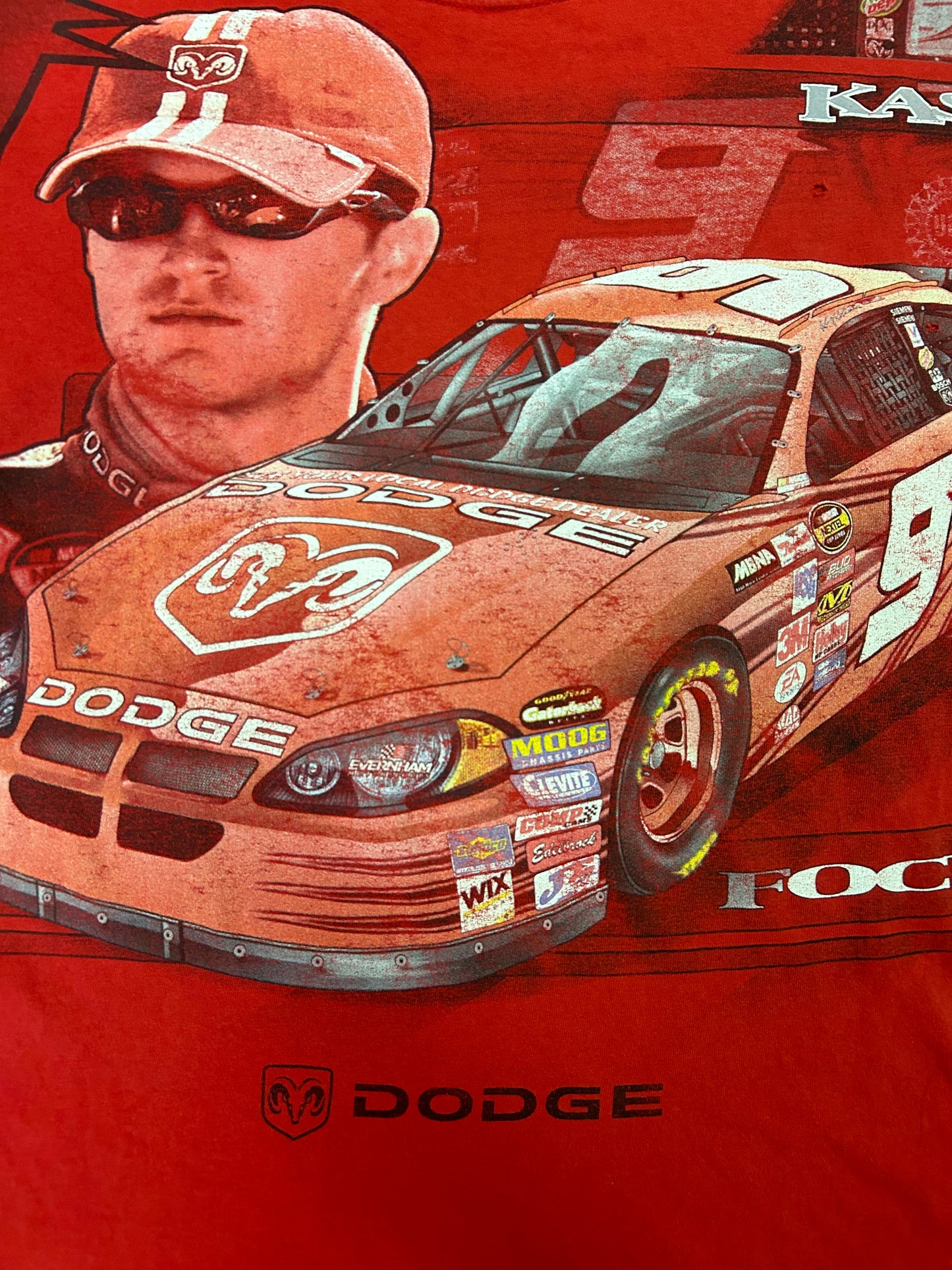 Vintage 2005 Kasey Kahne #9 Dodge NASCAR Tee