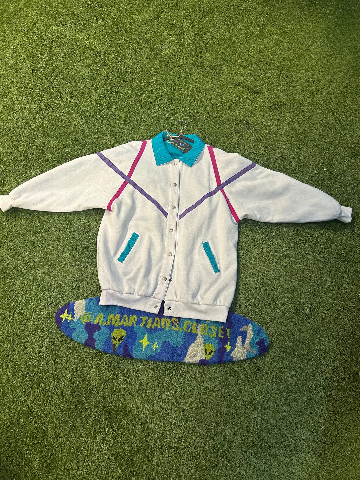 Vintage 90s Reversible Button Down Jacket