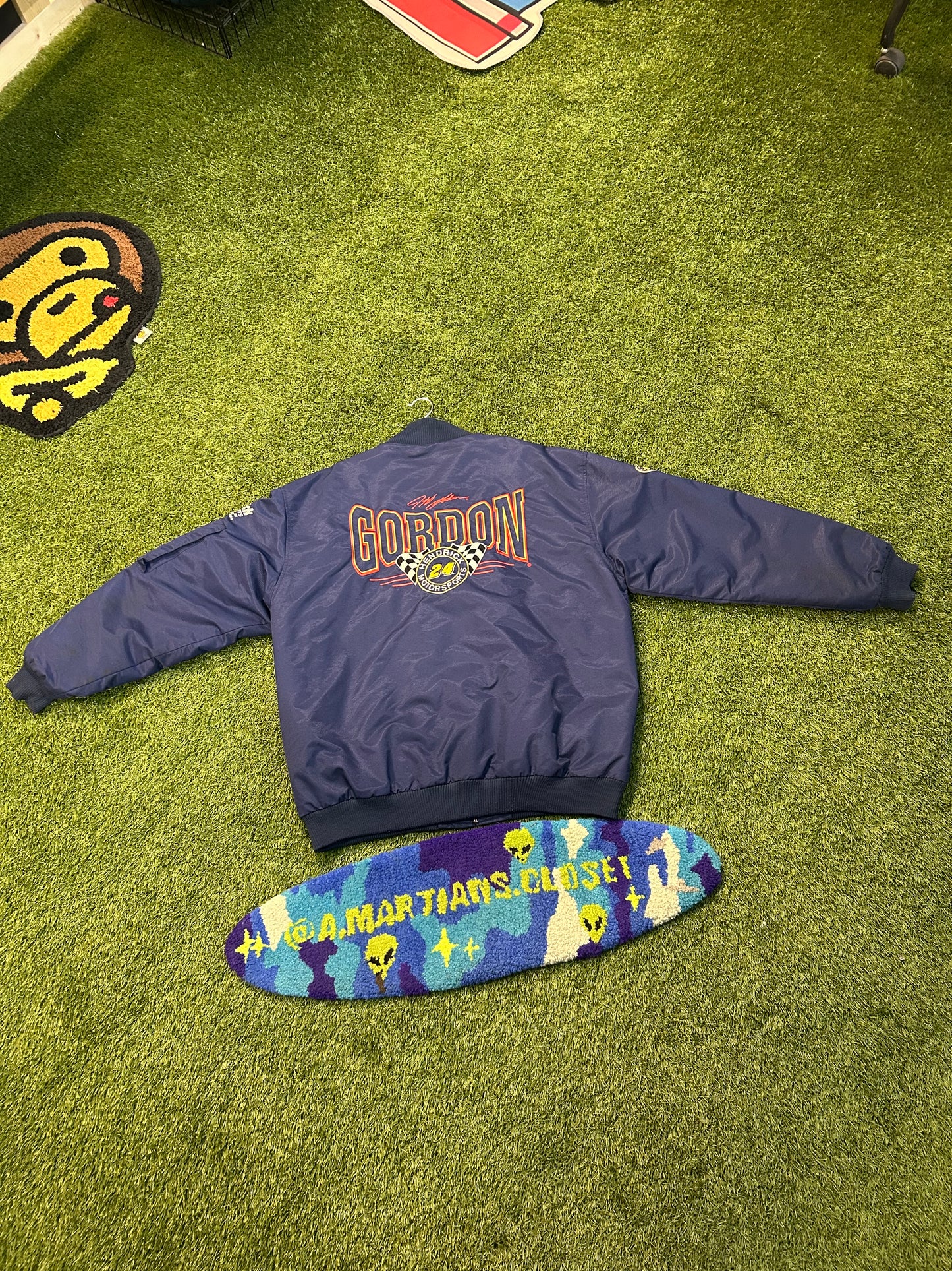 Vintage 90s Jeff Gordon #24 All Navy NASCAR Jacket