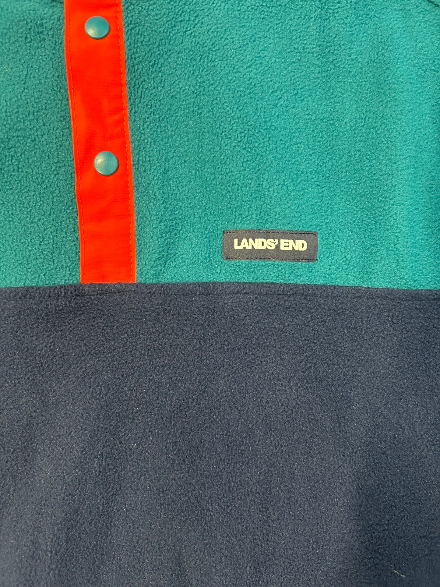 Vintage Lands End Qrt Button Down Jacket