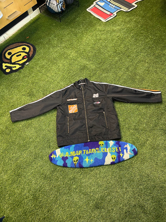 Vintage Tony Stewart The Home Depot NASCAR Windbreaker Jacket