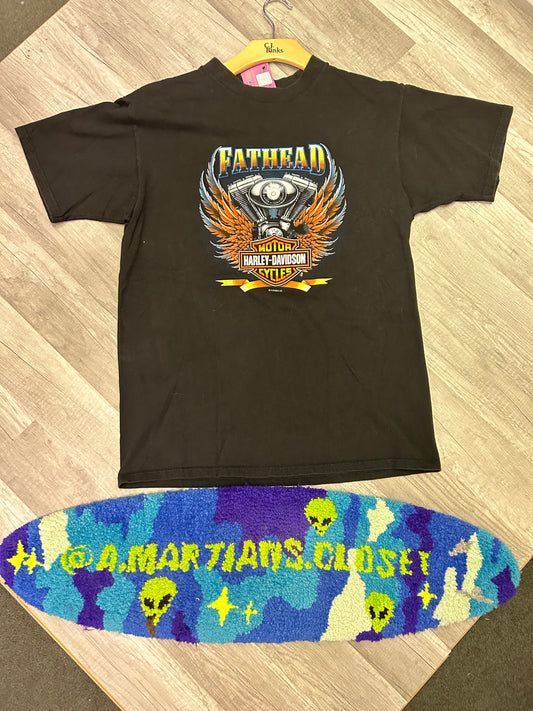 Vintage 1999 Fathead Harley Davidson Oakdale, New York Tee