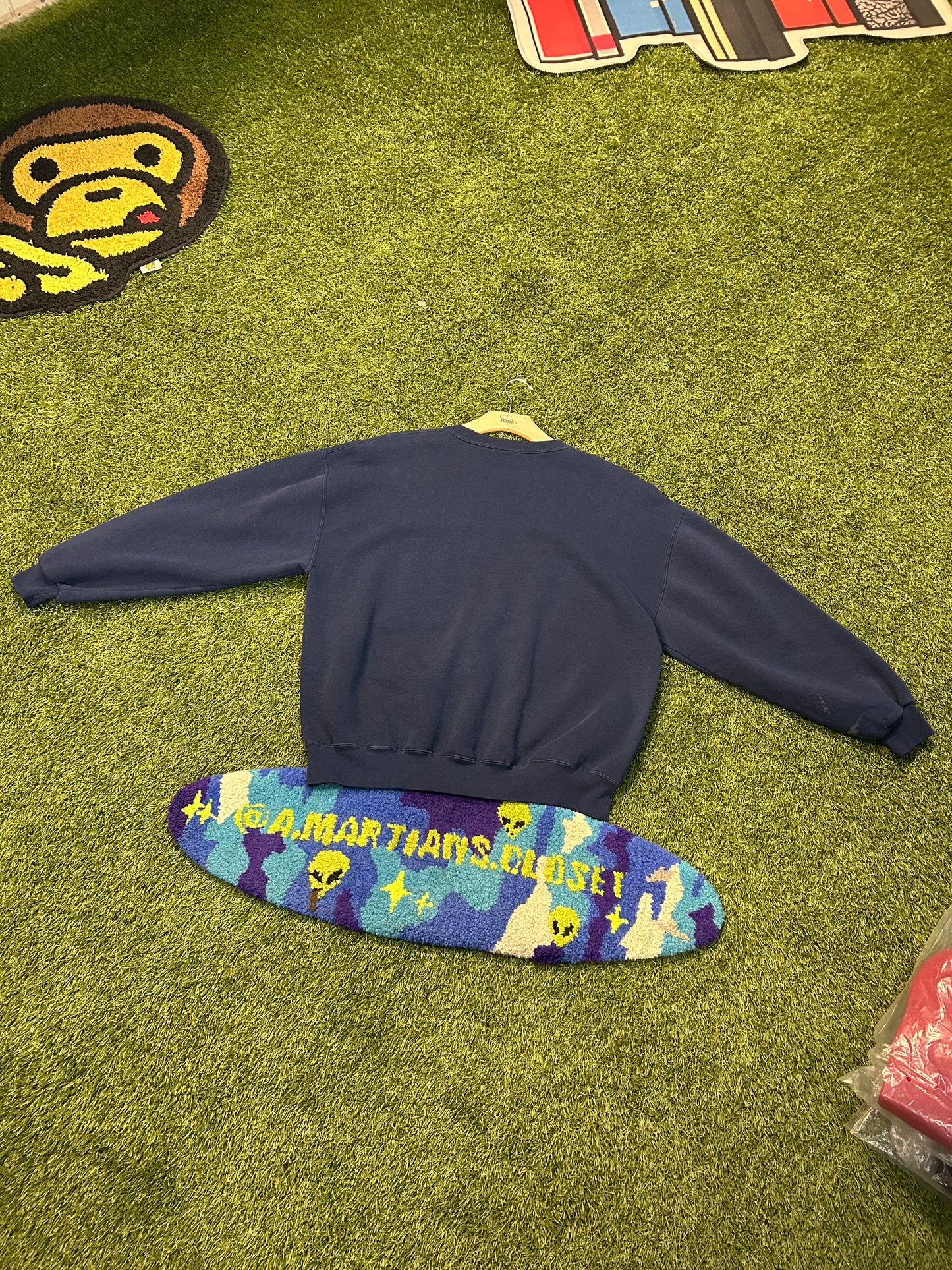 Vintage Russel Brand Dallas Cowboys Embroidered Logo Crewneck