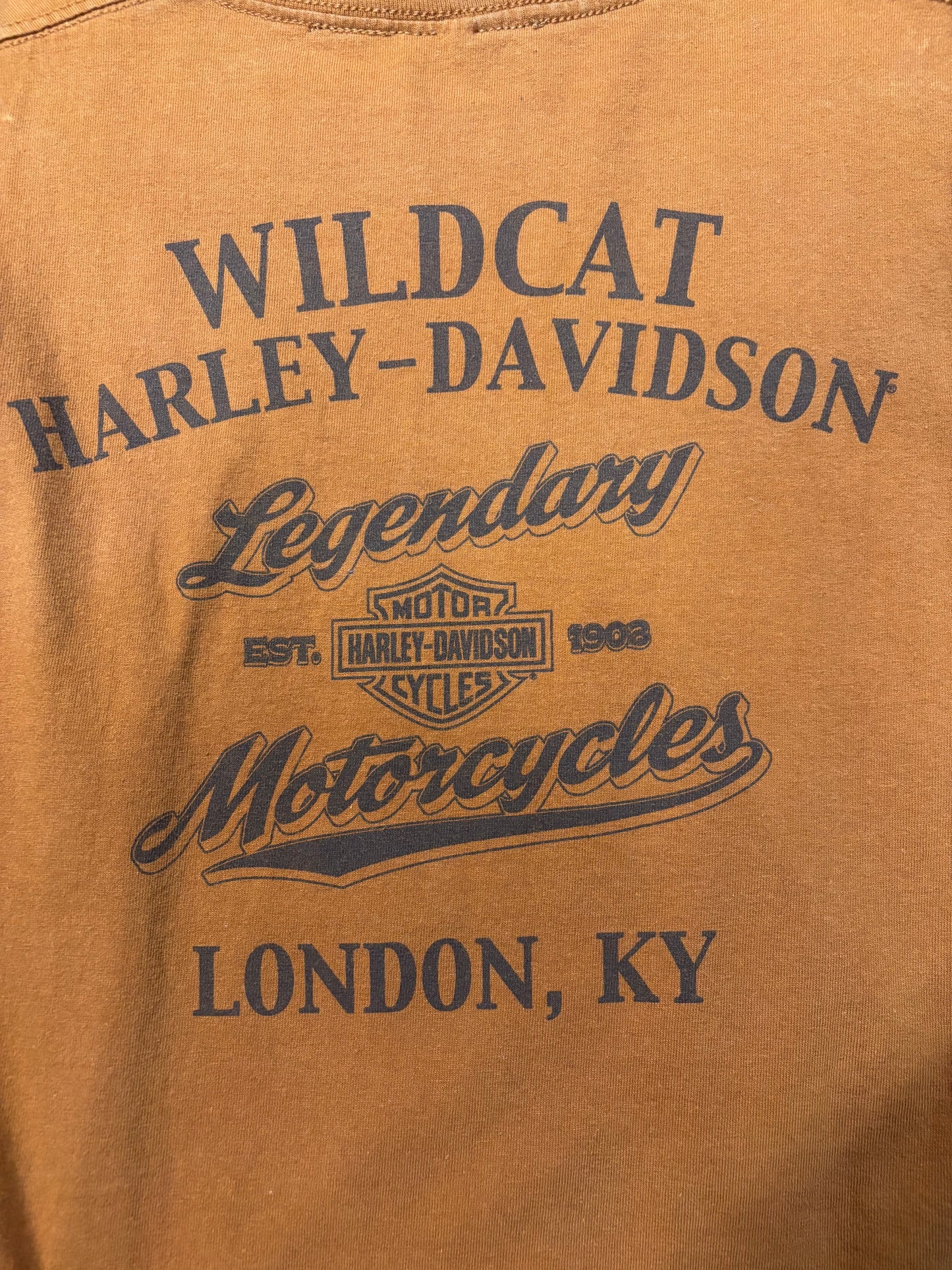 Vintage Harley Davidson London, KY wildcats tee