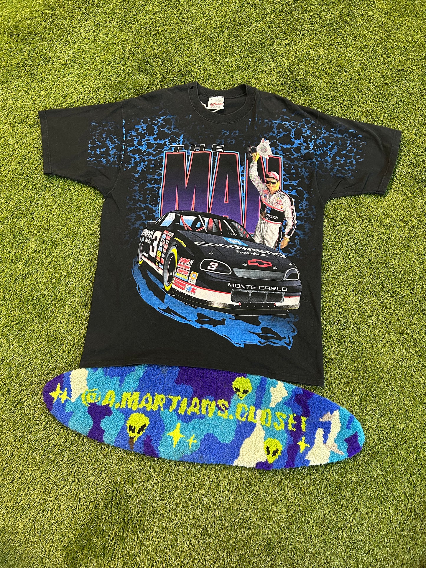 Rare Vintage 90s Dale Earnhardt #3 The Man AOP Tee