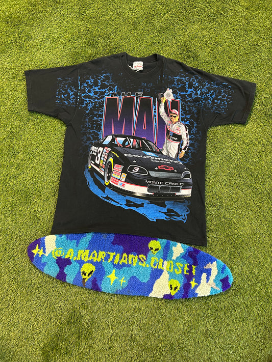 Rare Vintage 90s Dale Earnhardt #3 The Man AOP Tee