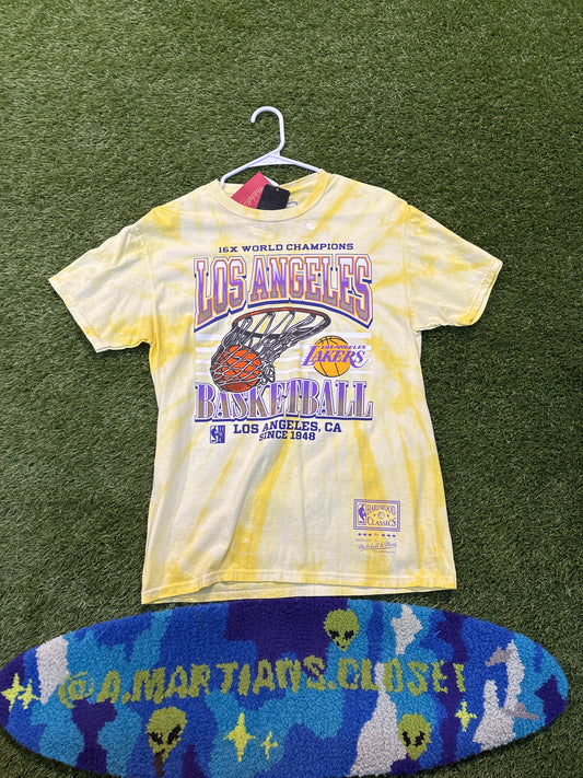 Hardwood lakers basketball shirt