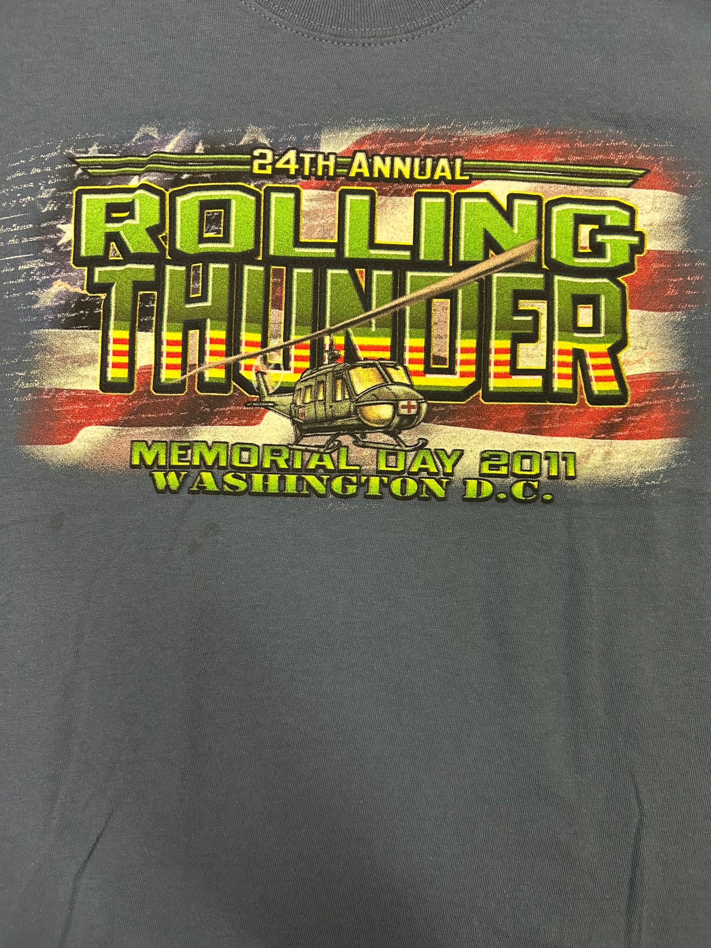 Vintage 2011 24th Annual Rolling Thunder Memorial Day Tee