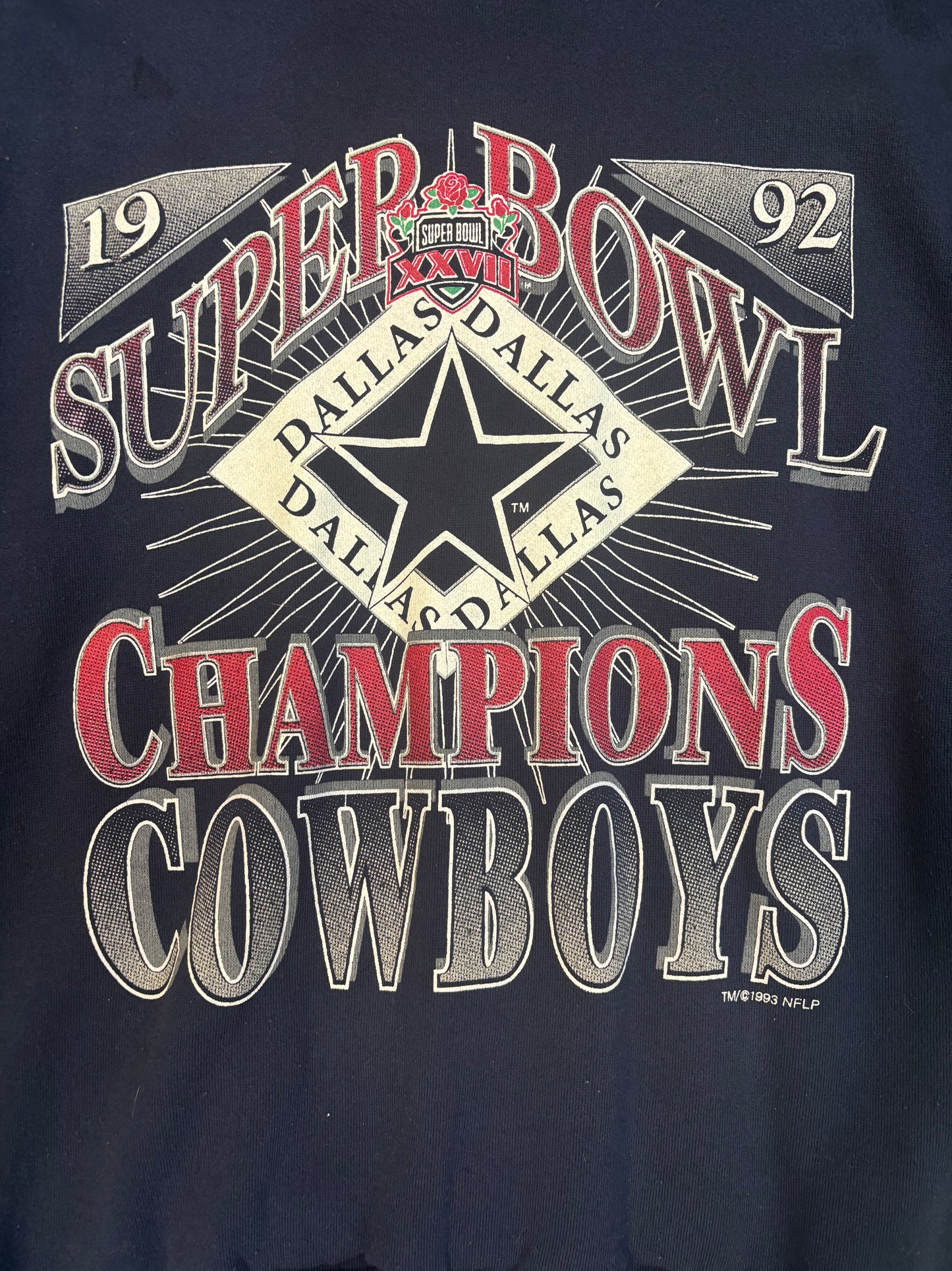 Vintage Dallas Cowboys 1992 Super Bowl Crew neck