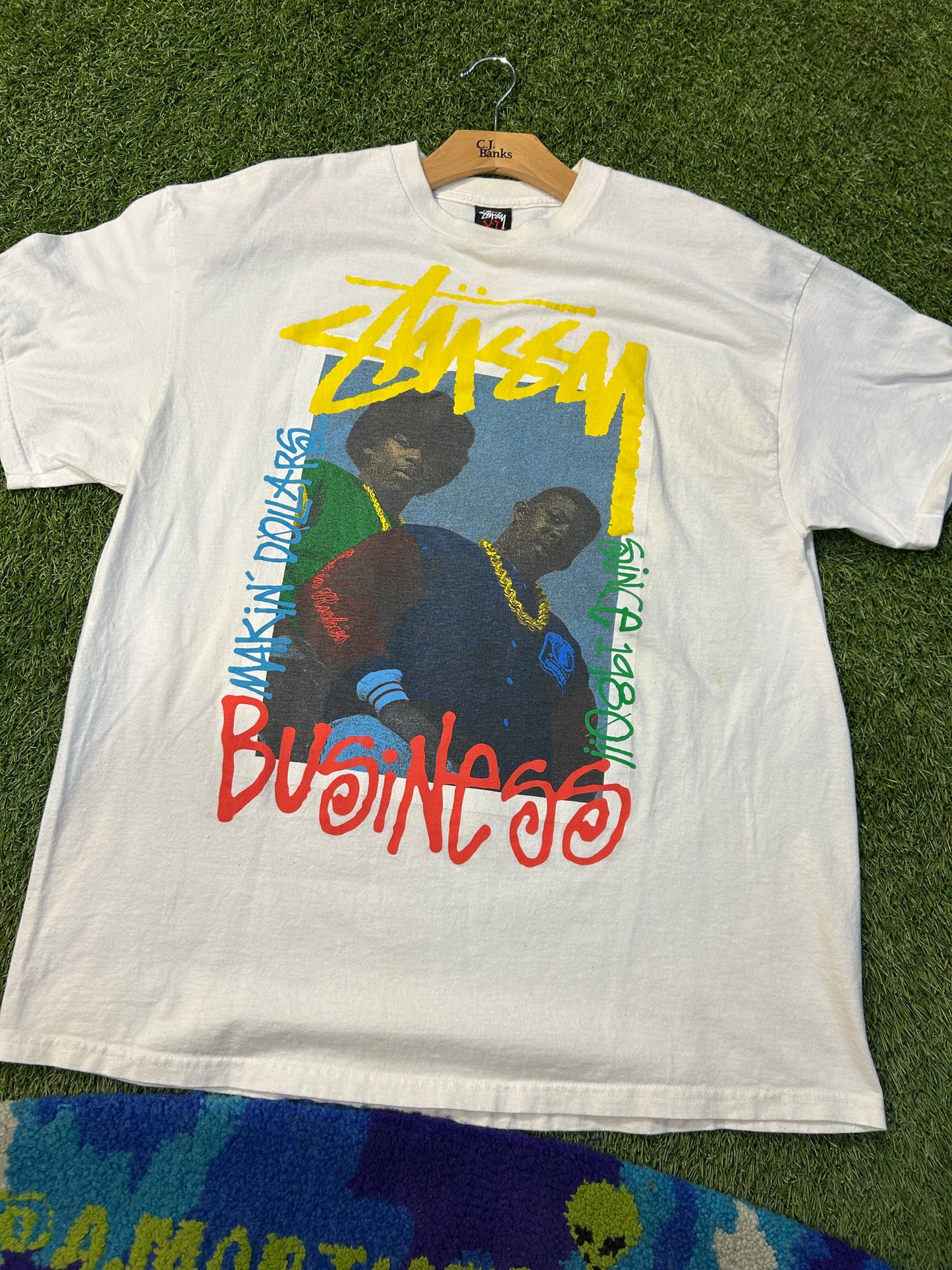 Vintage Stussy EMPD Strictly Business Rap Tee