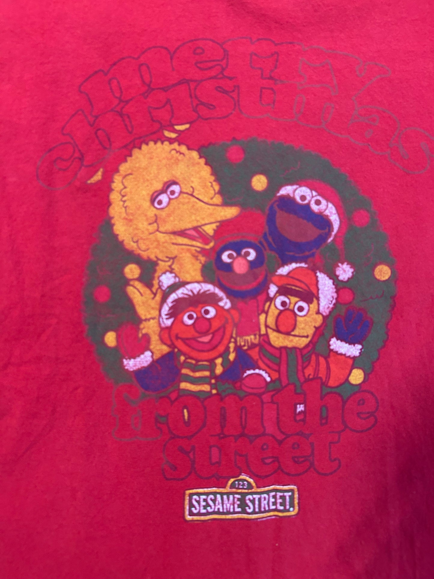 Vintage Merry Christmas From The Sesame Street Tee