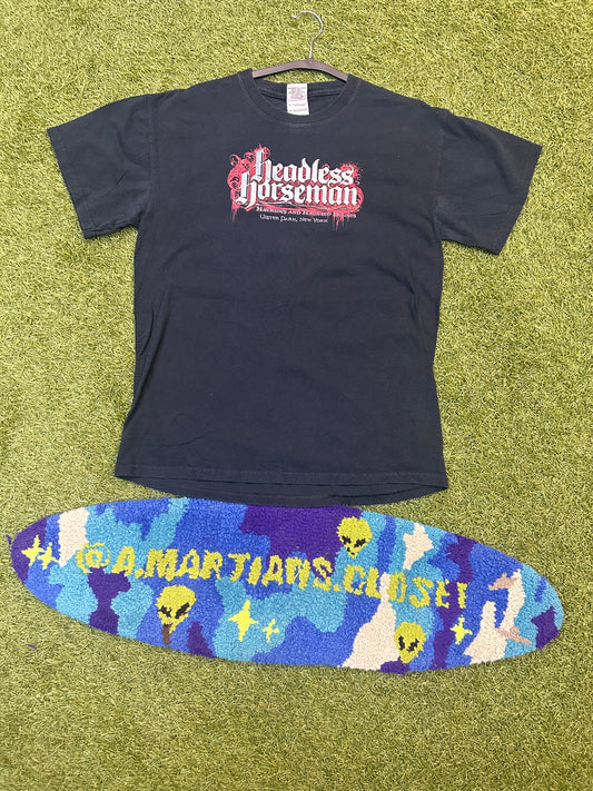 Y2K Haunted Horseman Haunted House New York Tee