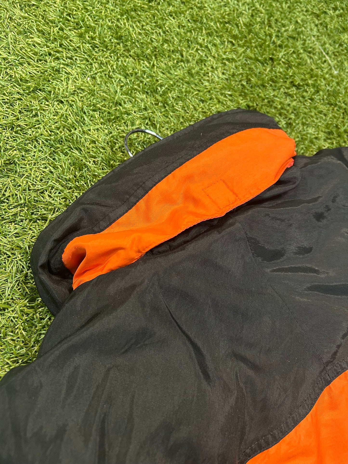 Vintage 90s Game Day NFL Cincinnati Bengals Jacket W/Hood