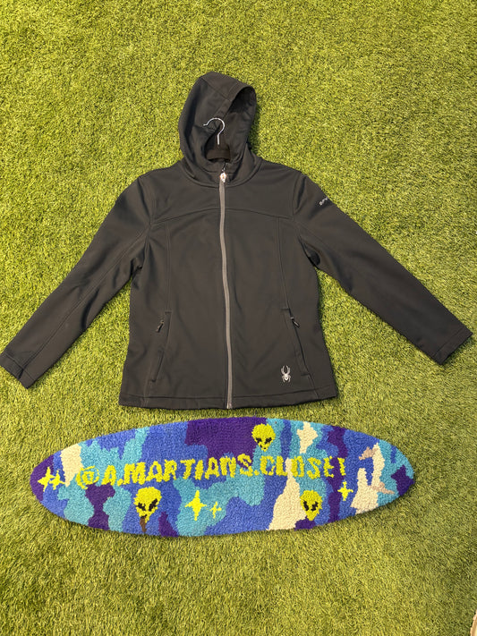 Black Womans Spider Brand Jacket Size Medium