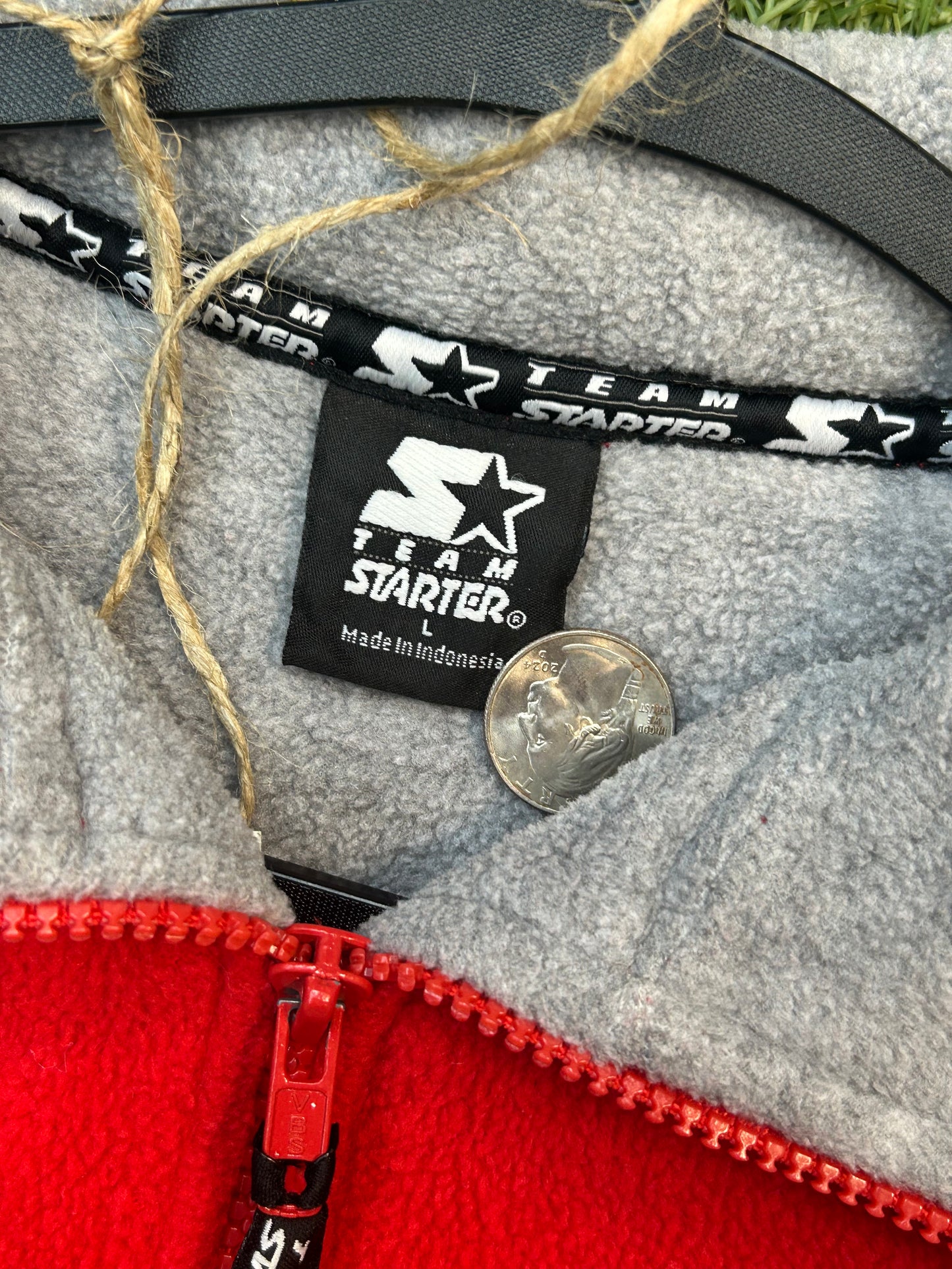 Vintage Starter Ohio State Buckeye QuarterZip W/Pockets